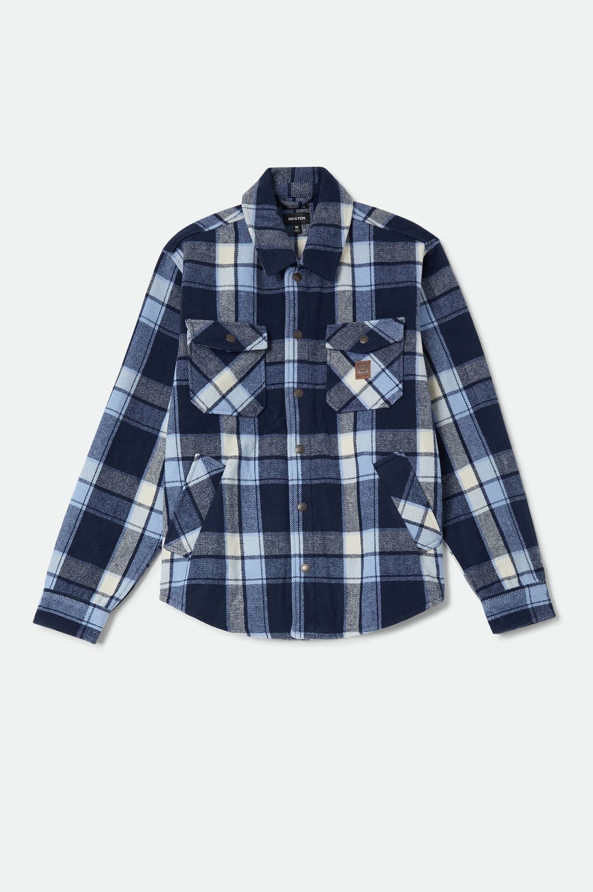 Men's Textured Durham Jacket in the color Classic Navy Plaid - Front Product View