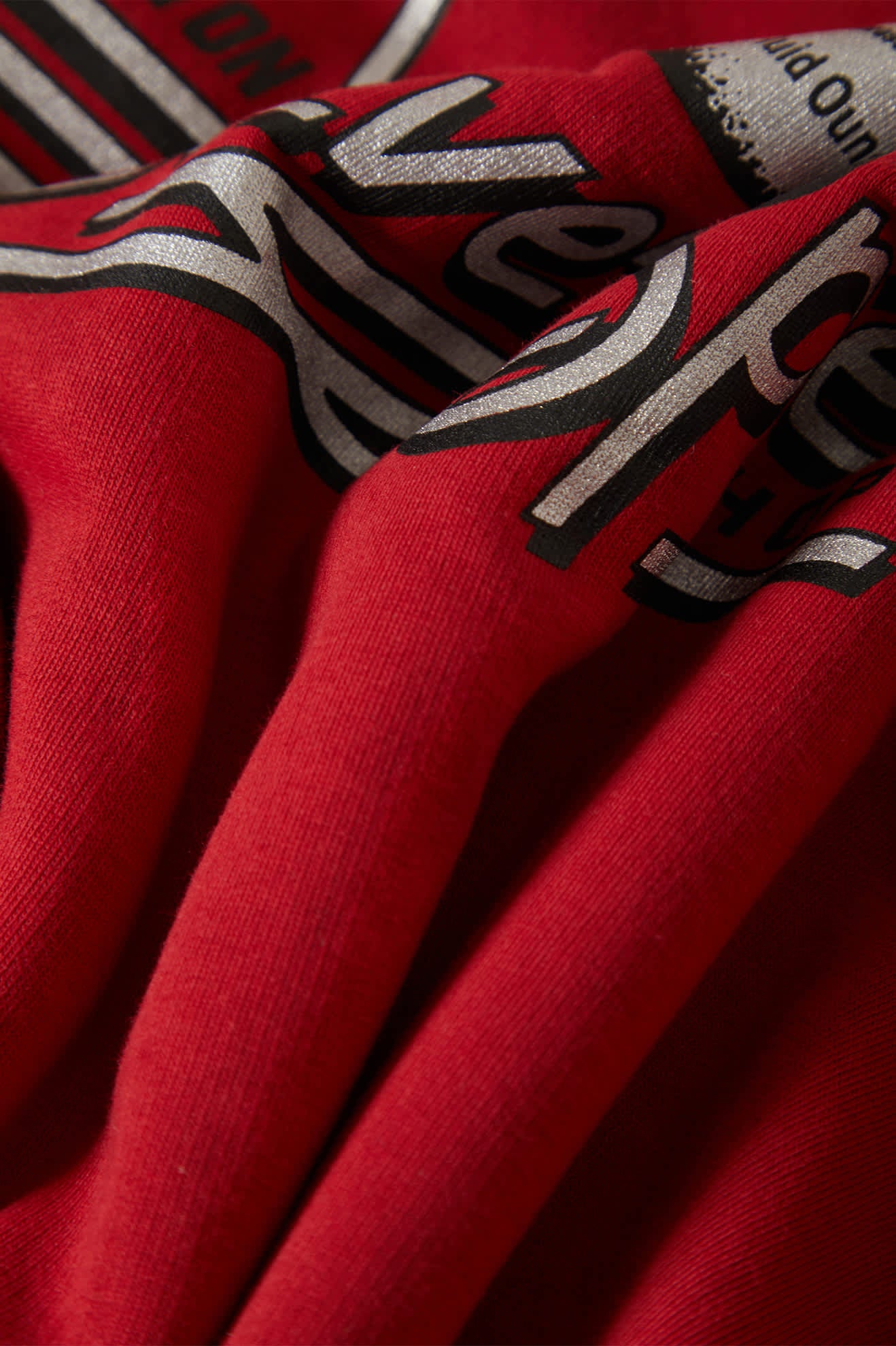 Women's Coors Light Caster Crew in the color Coors Red - Additional Laydown image