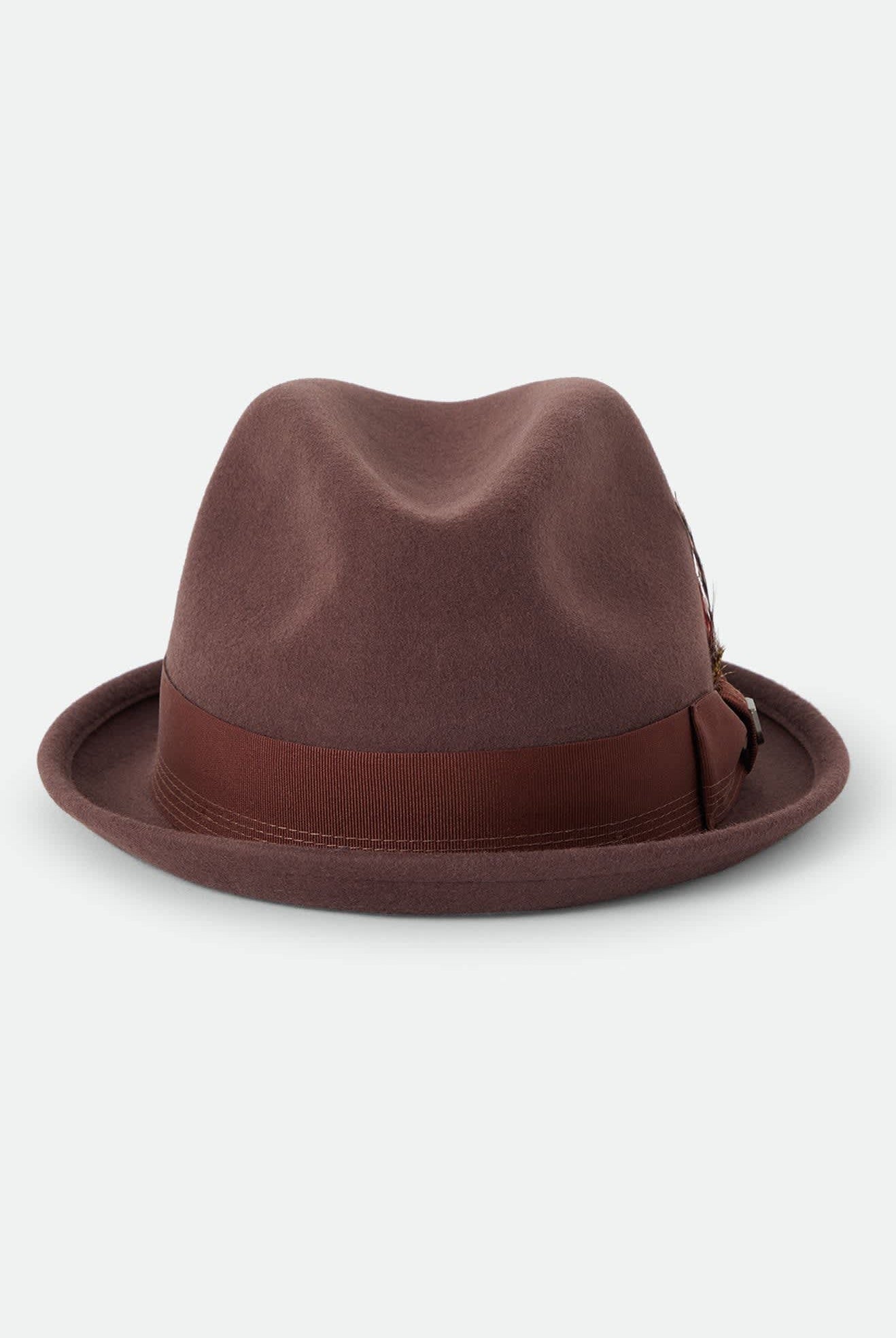 Unisex Gain Fedora in the color Chestnut - Additional Laydown image