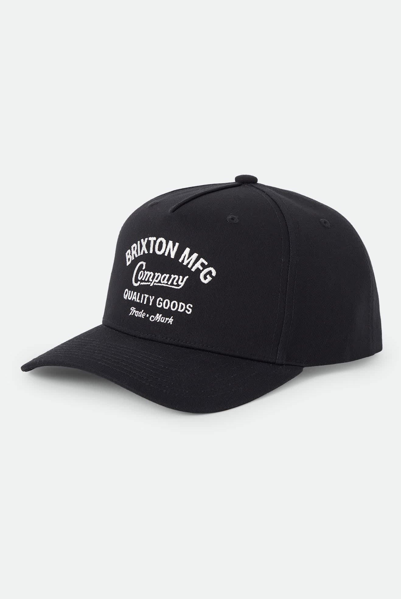 Unisex Stratton Snapback in the color Black - Front Product View