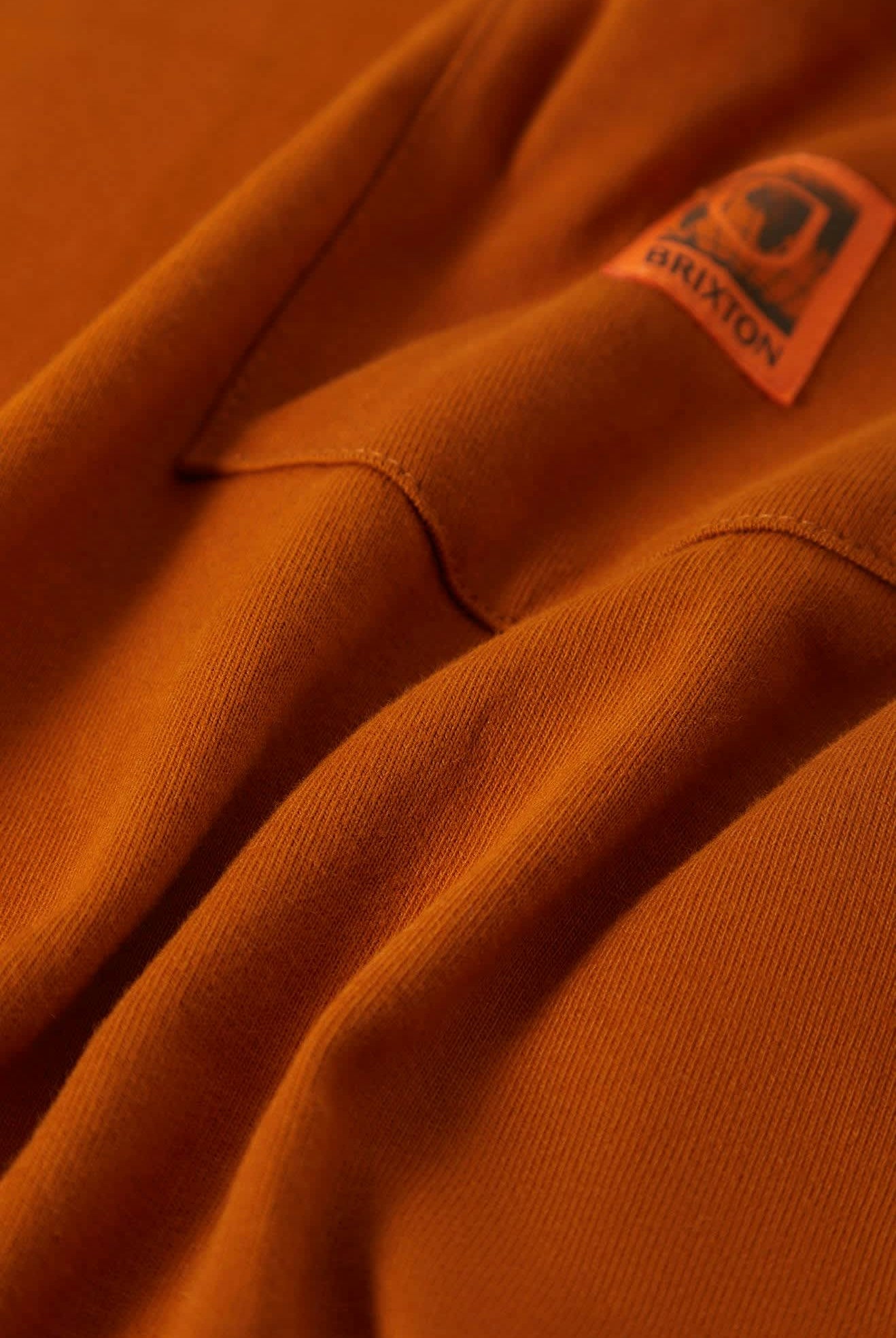 Men's Union Heavyweight S/S Boxy Pocket T-Shirt in the color Rustic Caramel - Additional Laydown image