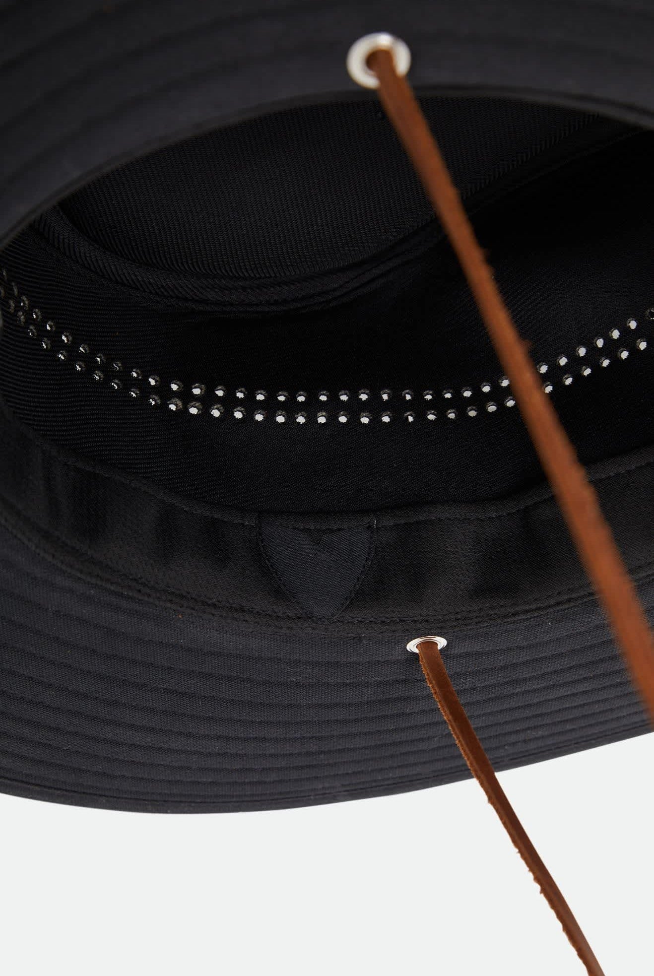 Unisex Beck Journey Canvas Hat in the color Black - Additional Laydown image
