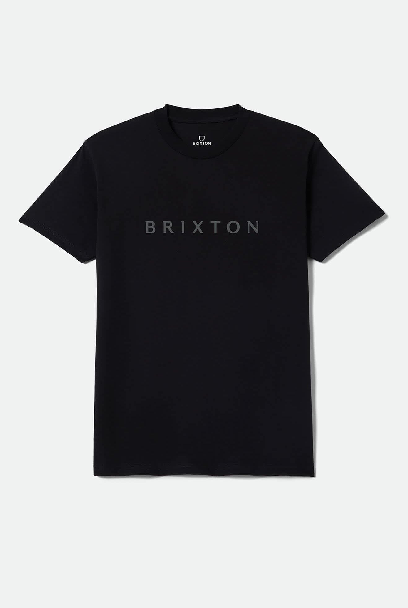 Men's Alpha Line Standard T-Shirt in the color Black - Front Product View