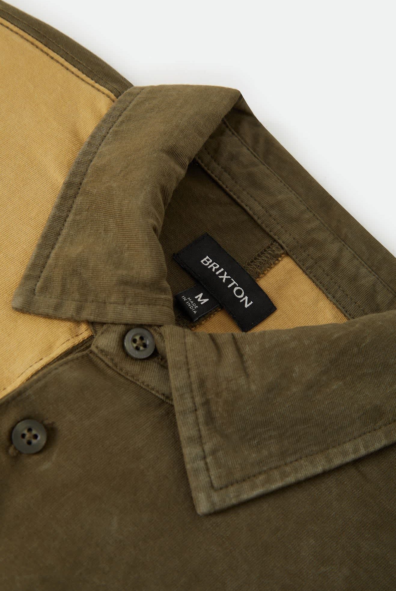 Men's Deco Relaxed Polo T-Shirt in the color Tonal Color Block - Additional Laydown image