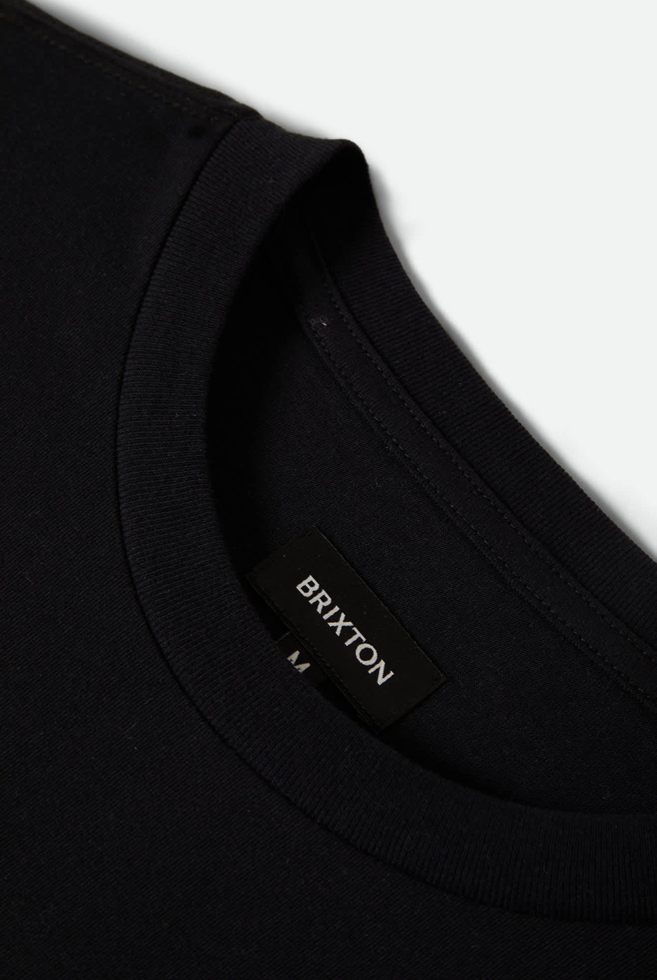 Men's Forman S/S Standard T-Shirt in the color Black Worn Wash - Additional Laydown image