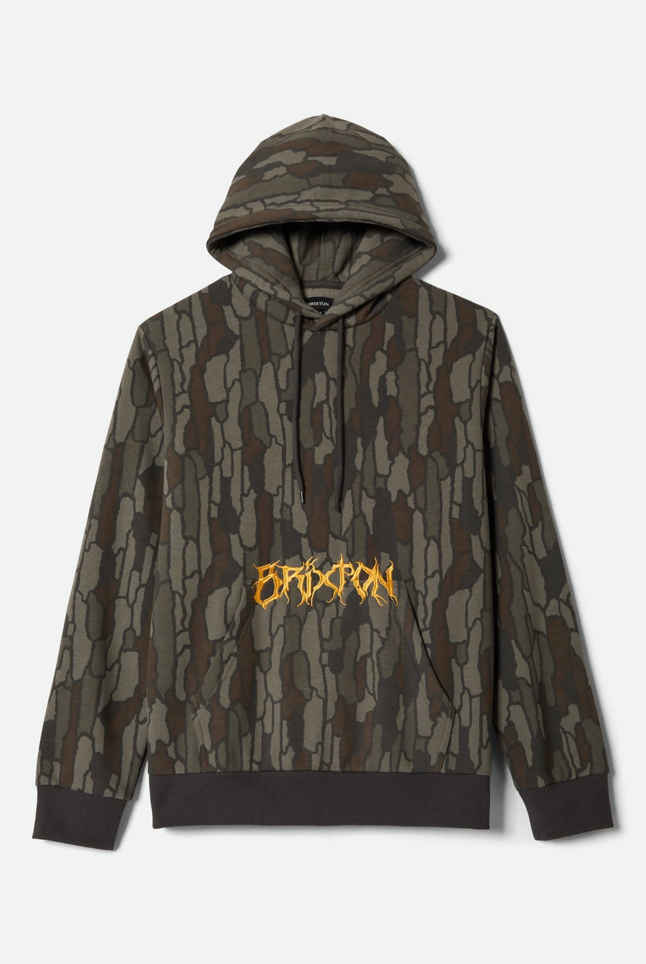 Men's Void Hunter Hoodie in the color Bark Camo - Front Product View