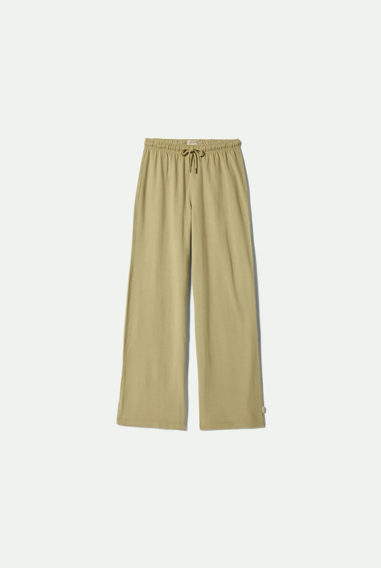 Women's Carefree Organic Garment Dye Lounge Pant in the color Elm - Front Product View