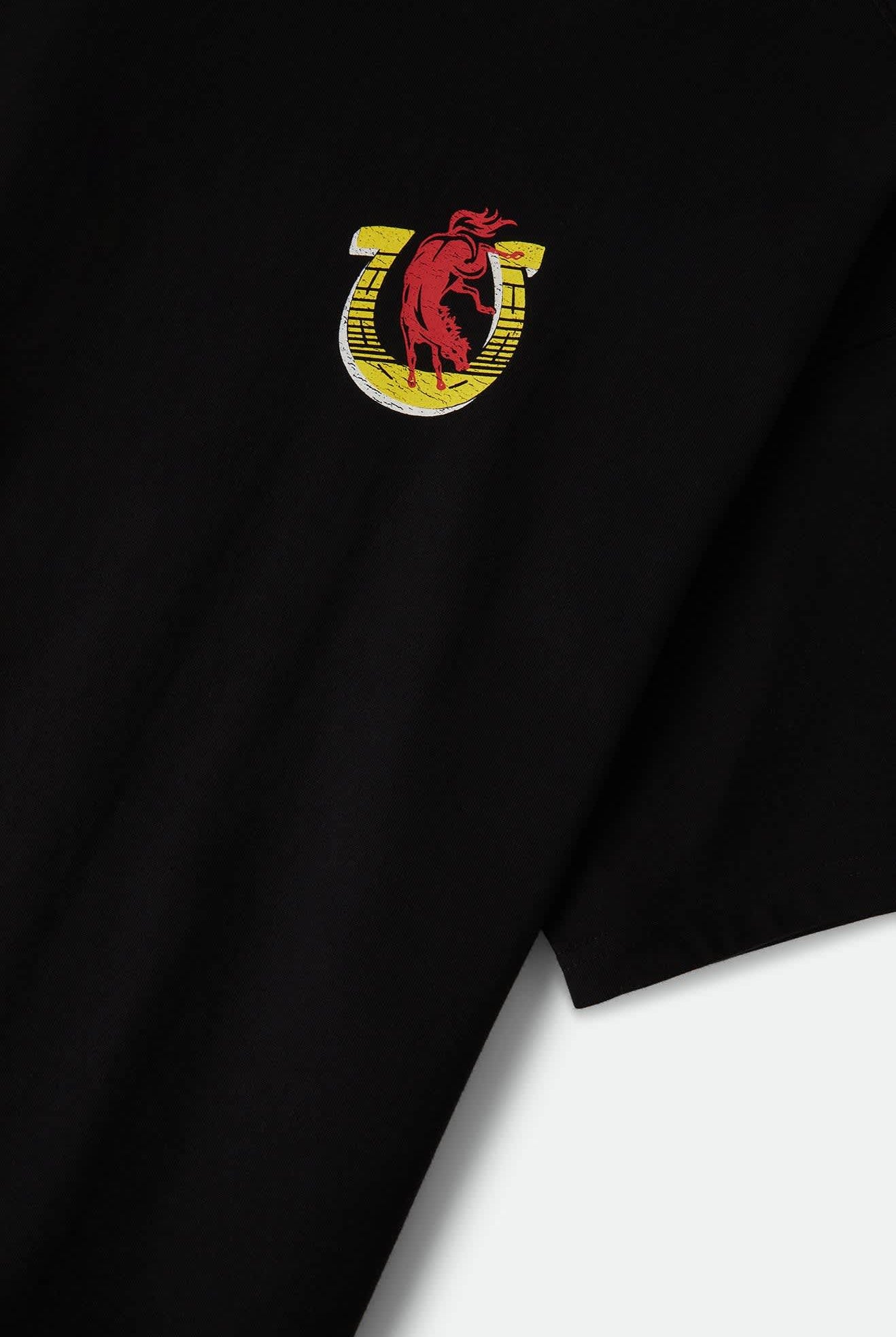 Men's Colt 45 Everytime Short Sleeve Oversized T-Shirt in the color Black - Additional Laydown image