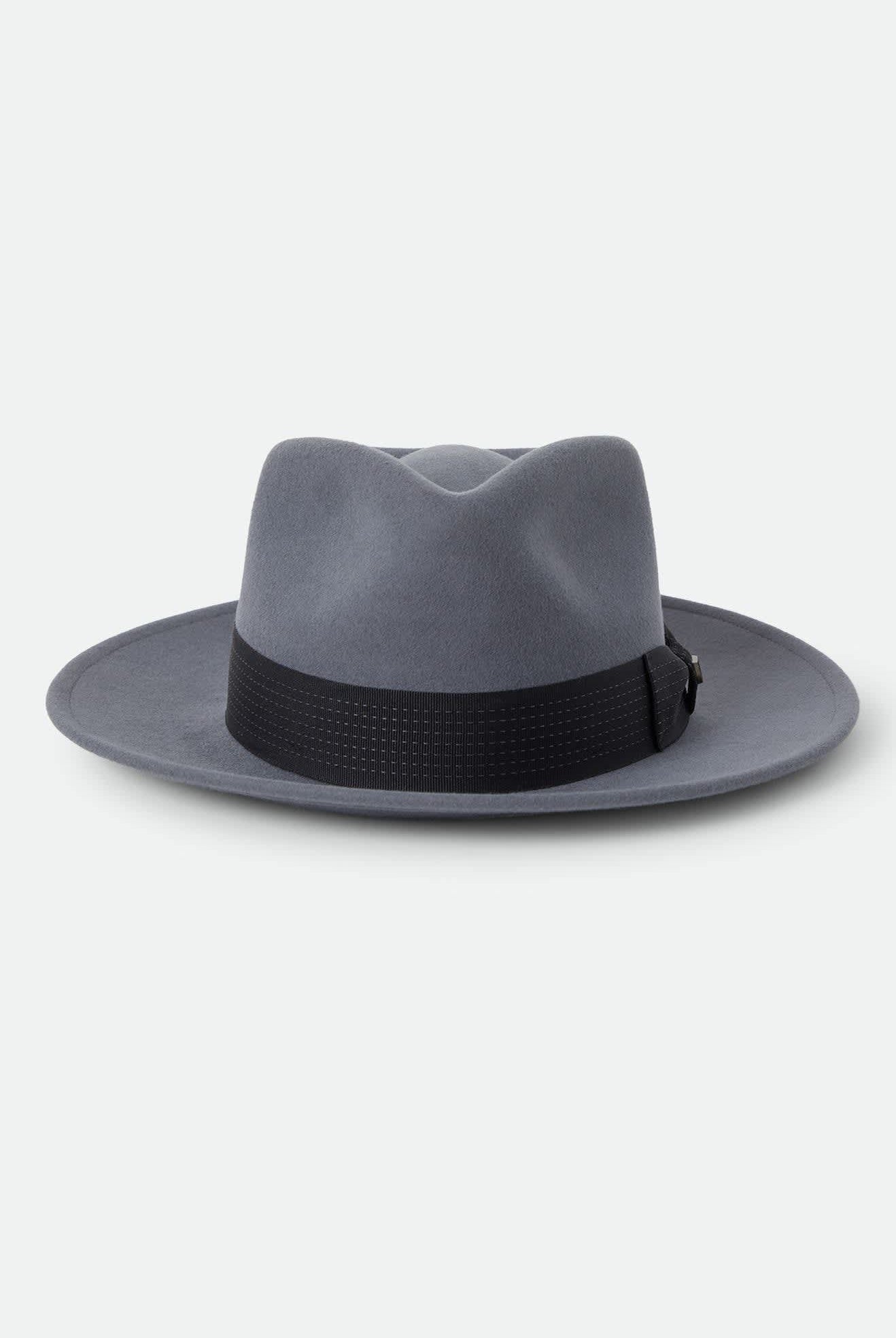 Unisex Eames Fedora in the color Future Grey/Black - Additional Laydown image