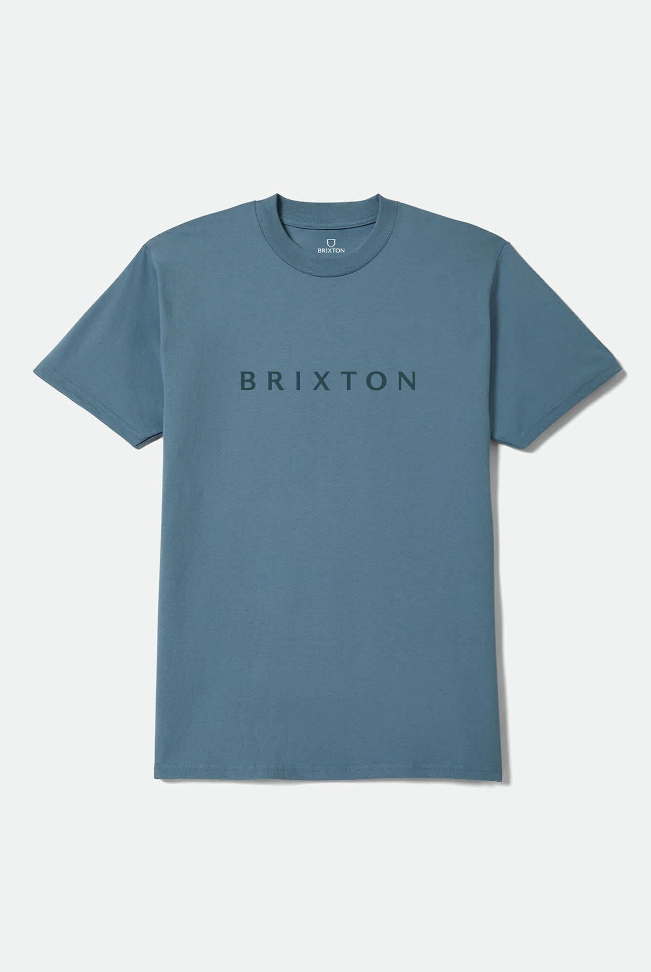 Men's Alpha Line Standard T-Shirt in the color Harbor Blue - Front Product View