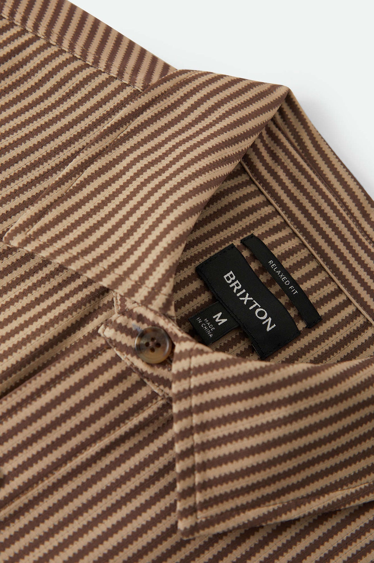 Men's Journey Lightweight Shirt in the color Brown/Sand - Additional Laydown image