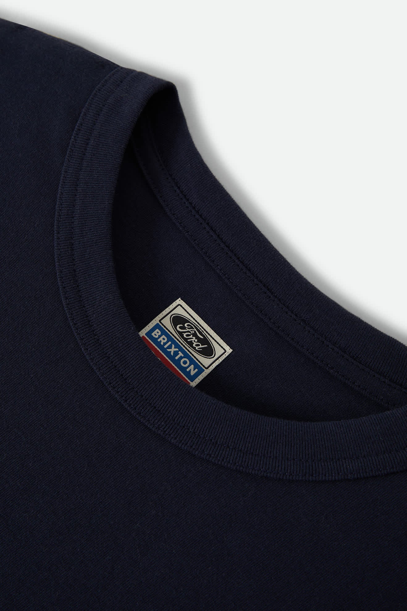 Men's Ford Built Tough Jersey in the color American Navy - Additional Laydown image