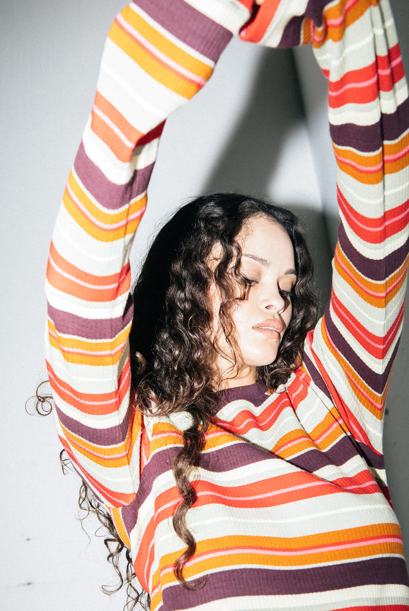 Women's Dolly L/S Knit Dress in the color Multi Stripe - Men's Lifestyle image