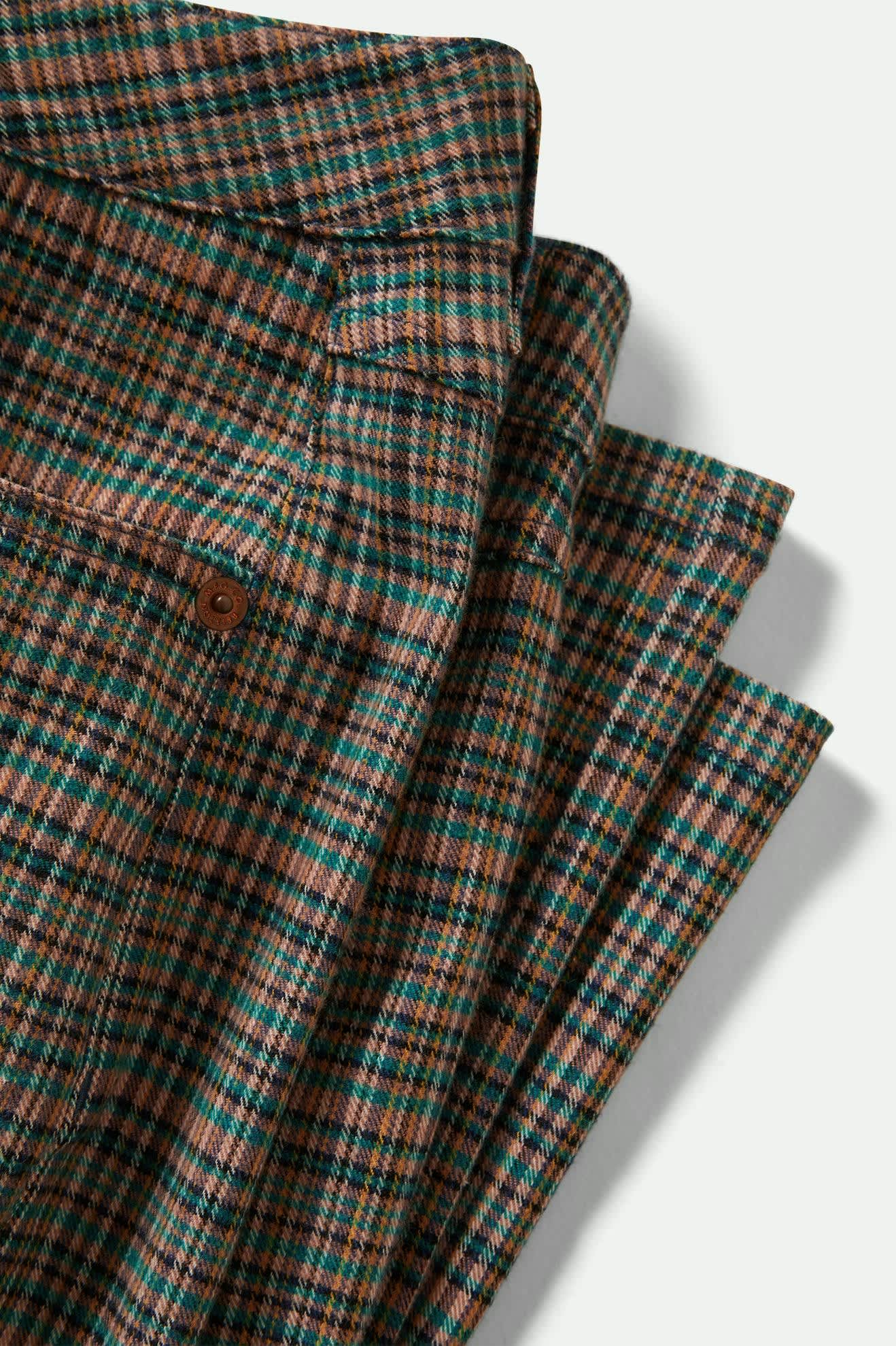 Women's Margo Cropped 5-Pocket Pant in the color Multi Stripe/Plaid - Additional Laydown image