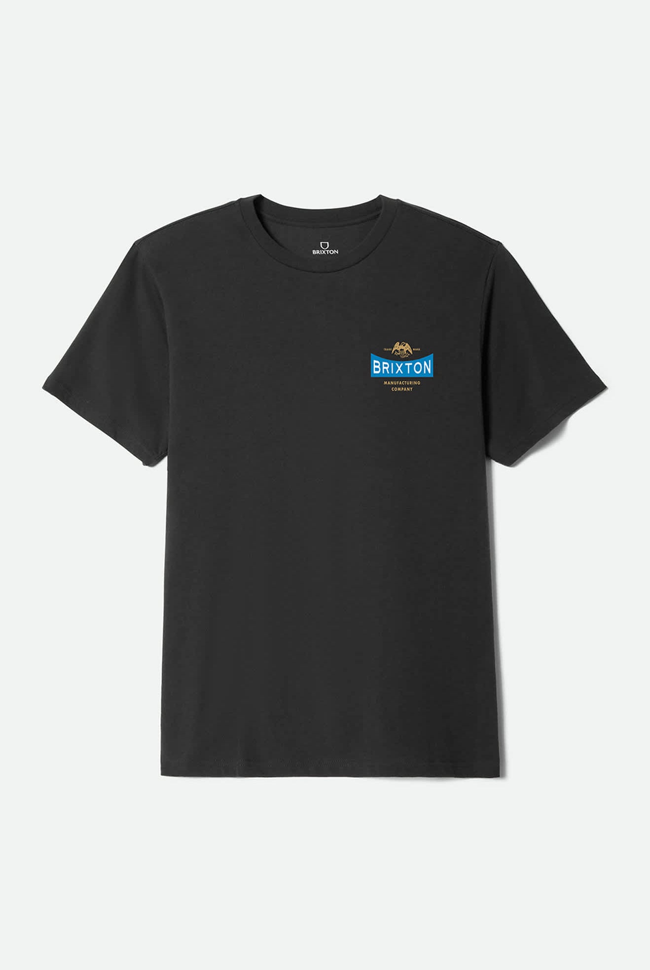 Men's Pinnacle Short Sleeve Standard T-Shirt in the color Vintage Black - Front Product View