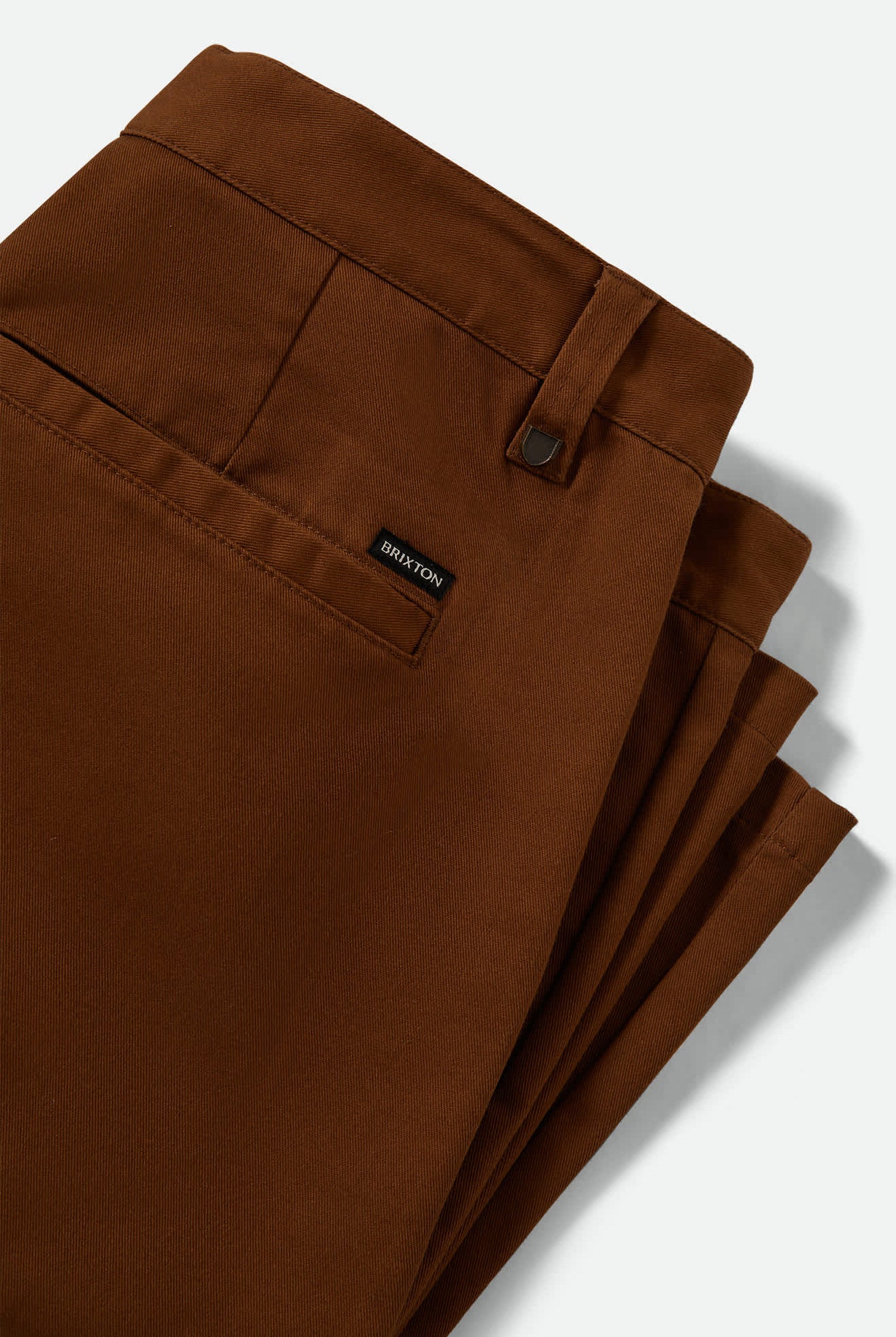 Men's Choice Chino Baggy Short in the color Washed Copper - Additional Laydown image