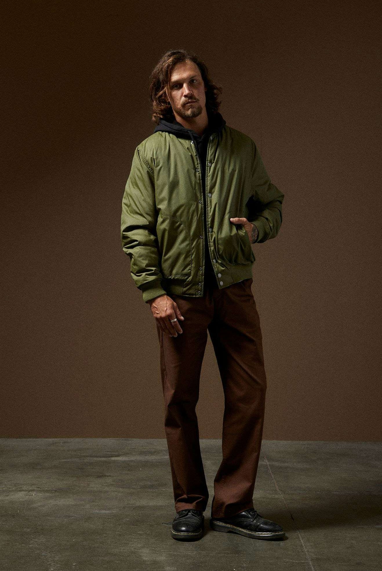 Men's Lifestyle 1 | Dillinger Flight Bomber Jacket - Cypress Green