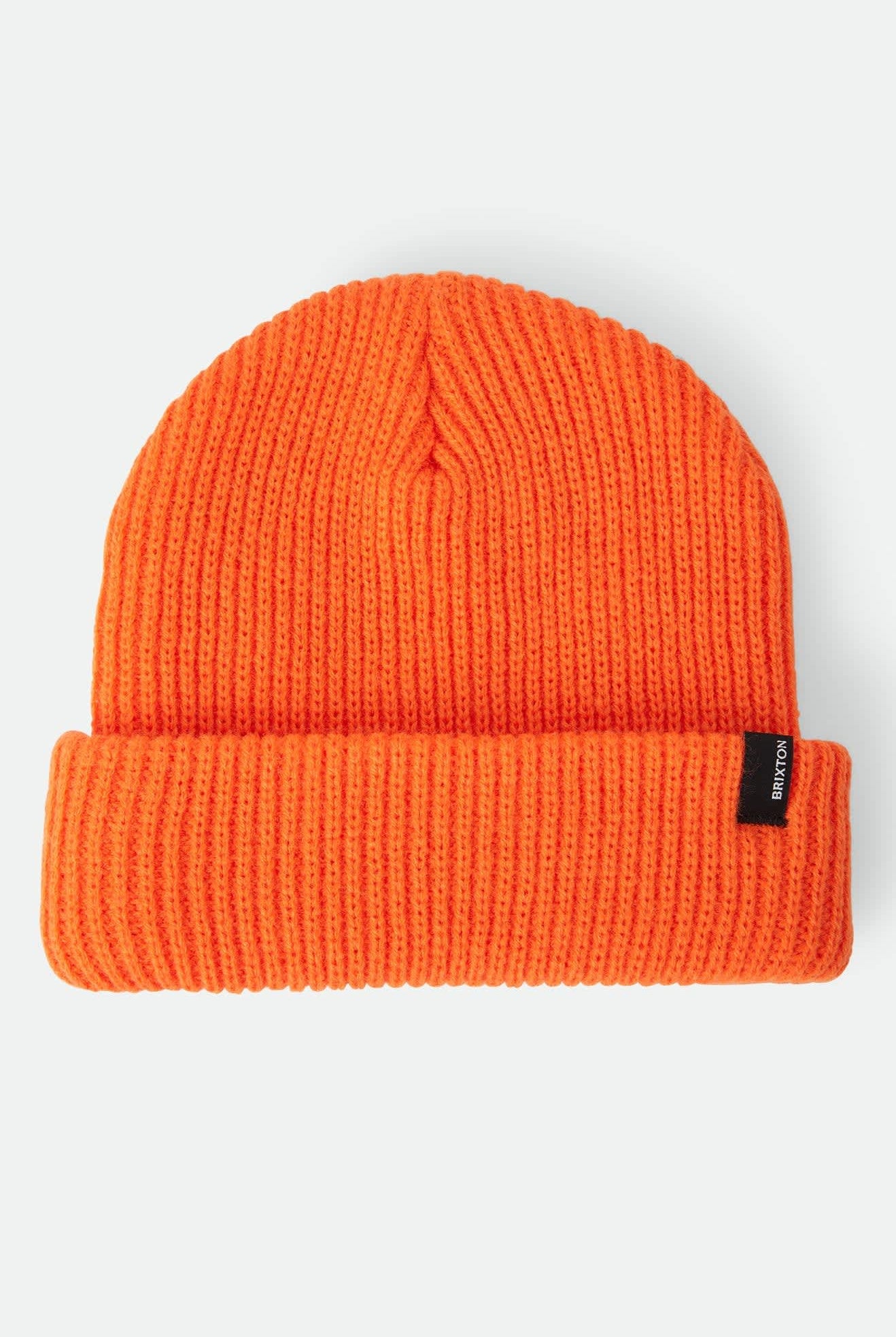 Unisex Chunky Heist Beanie in the color Bright Orange - Front Product View