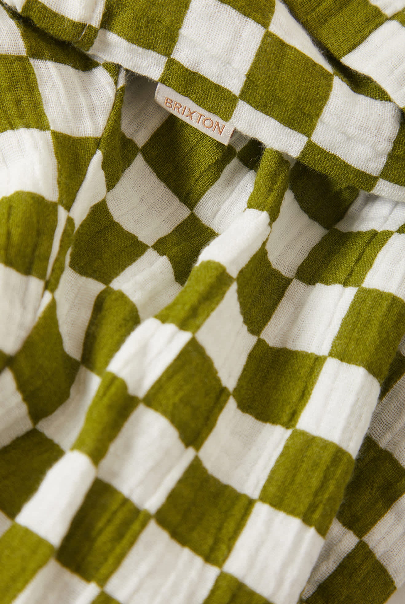 Women's The Lola Lounge Pant in the color Sublime Green Checkerboard - Additional Laydown image