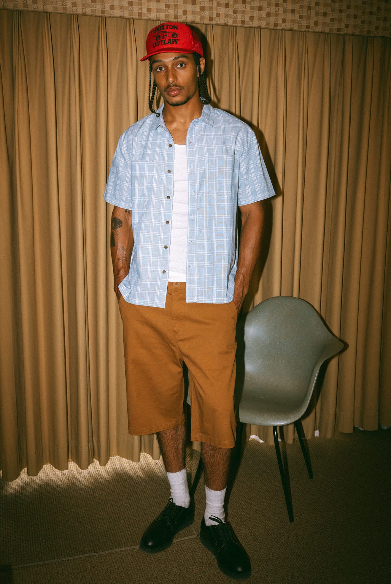 Men's Choice Chino Baggy Short in the color Washed Copper - Men's Lifestyle image