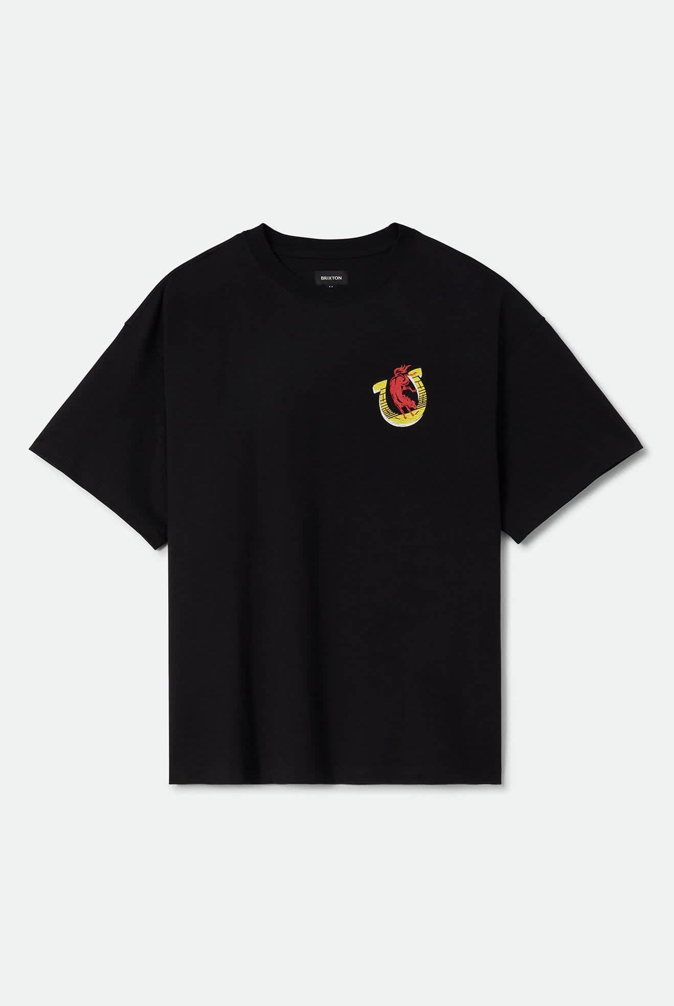 Men's Colt 45 Everytime Short Sleeve Oversized T-Shirt in the color Black - Front Product View