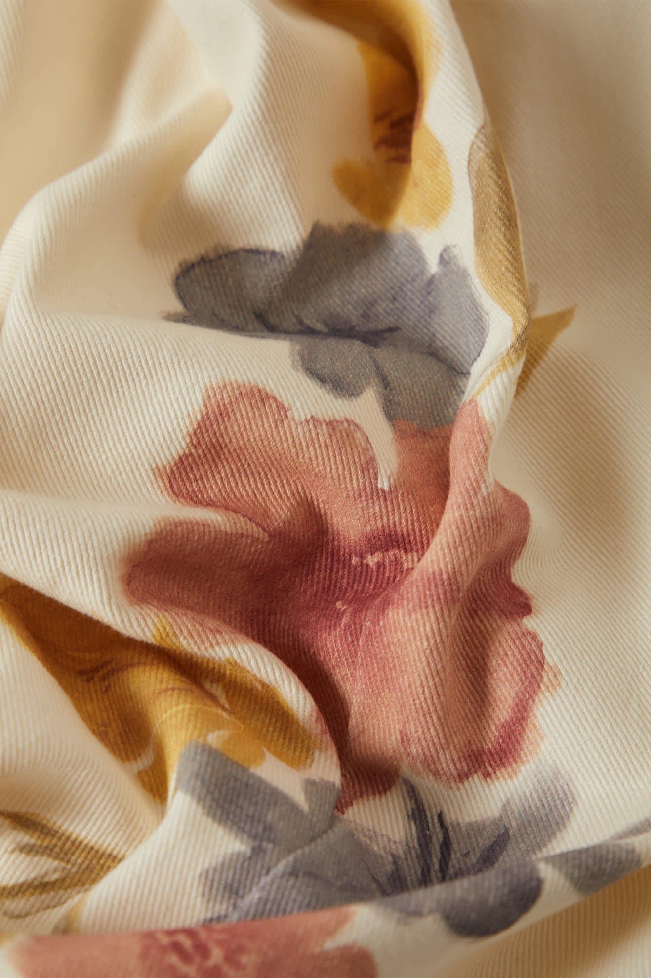 Women's The Chloe 5-Pocket Pant in the color Off White Floral Burst - Additional Laydown image