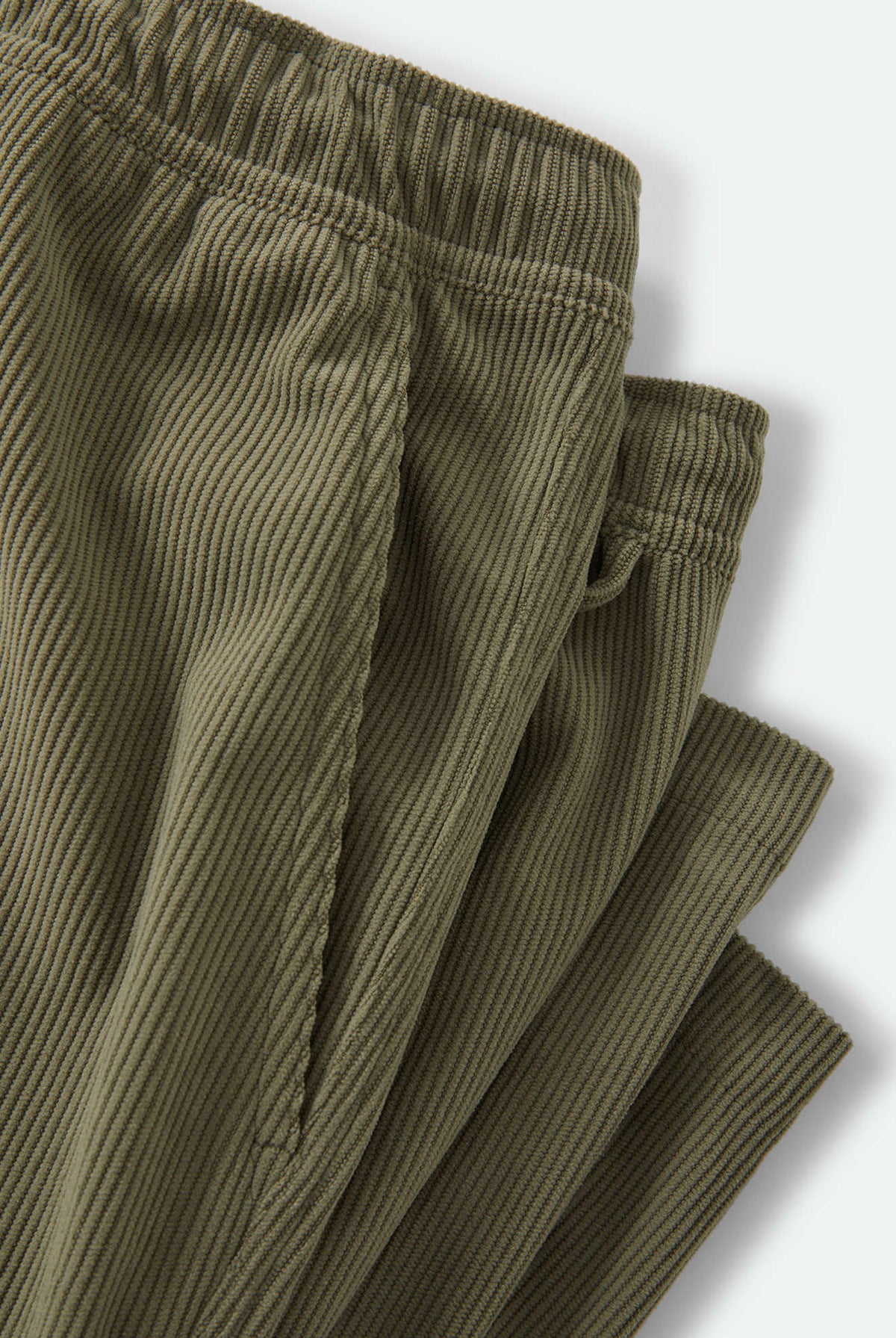 Men's Everyday E-Waist Corduroy Pant in the color Olive Surplus Corduroy - Additional Laydown image