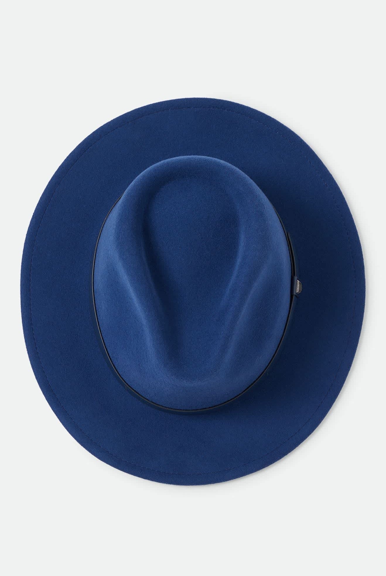 Unisex Messer Fedora in the color Classic Navy - Additional Laydown image