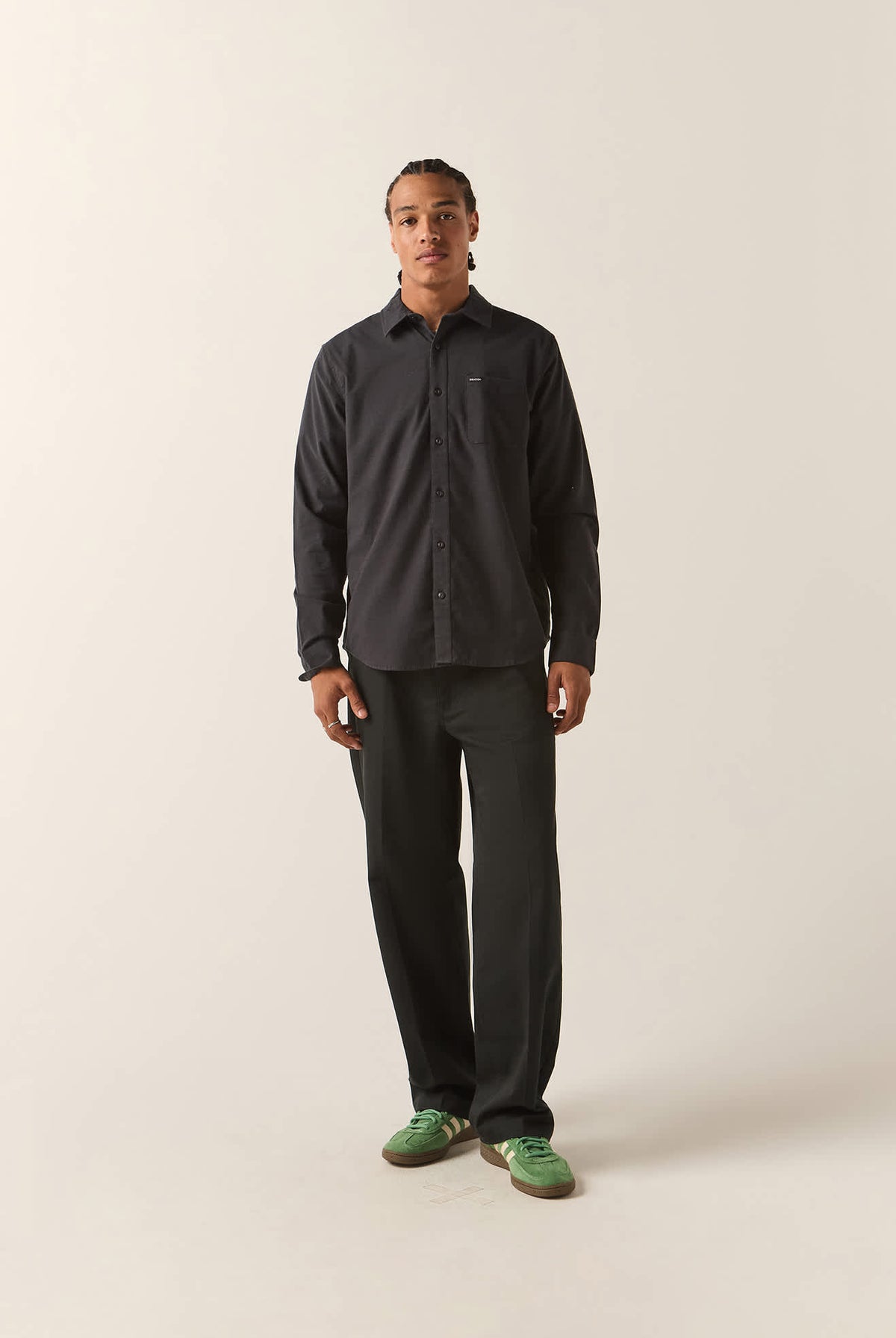 Men's Sanford Shirt in the color Black - Additional Fit image