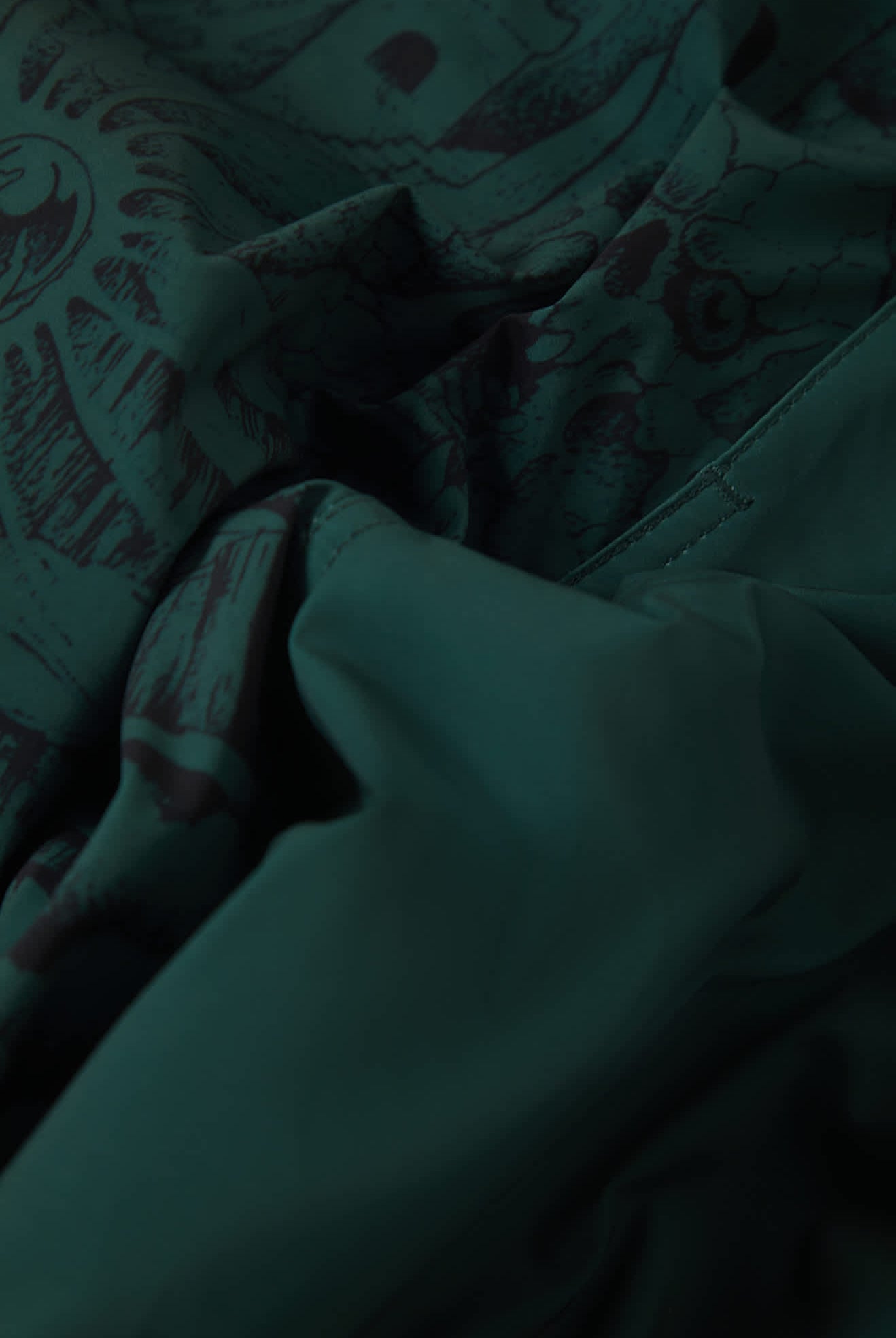 Men's Blitz Boardshort 19" in the color Primary Green - Additional Laydown image