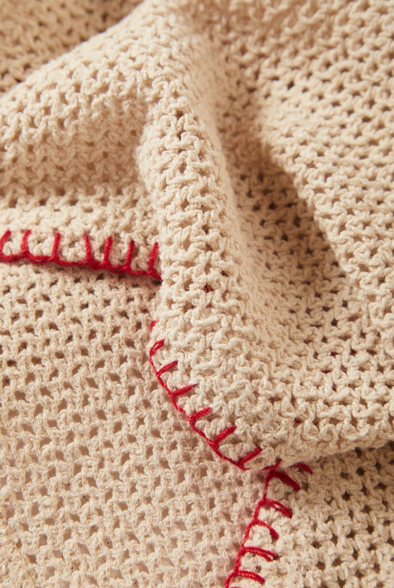 Women's Mini Crochet Skirt in the color Timeless Taupe - Additional Laydown image