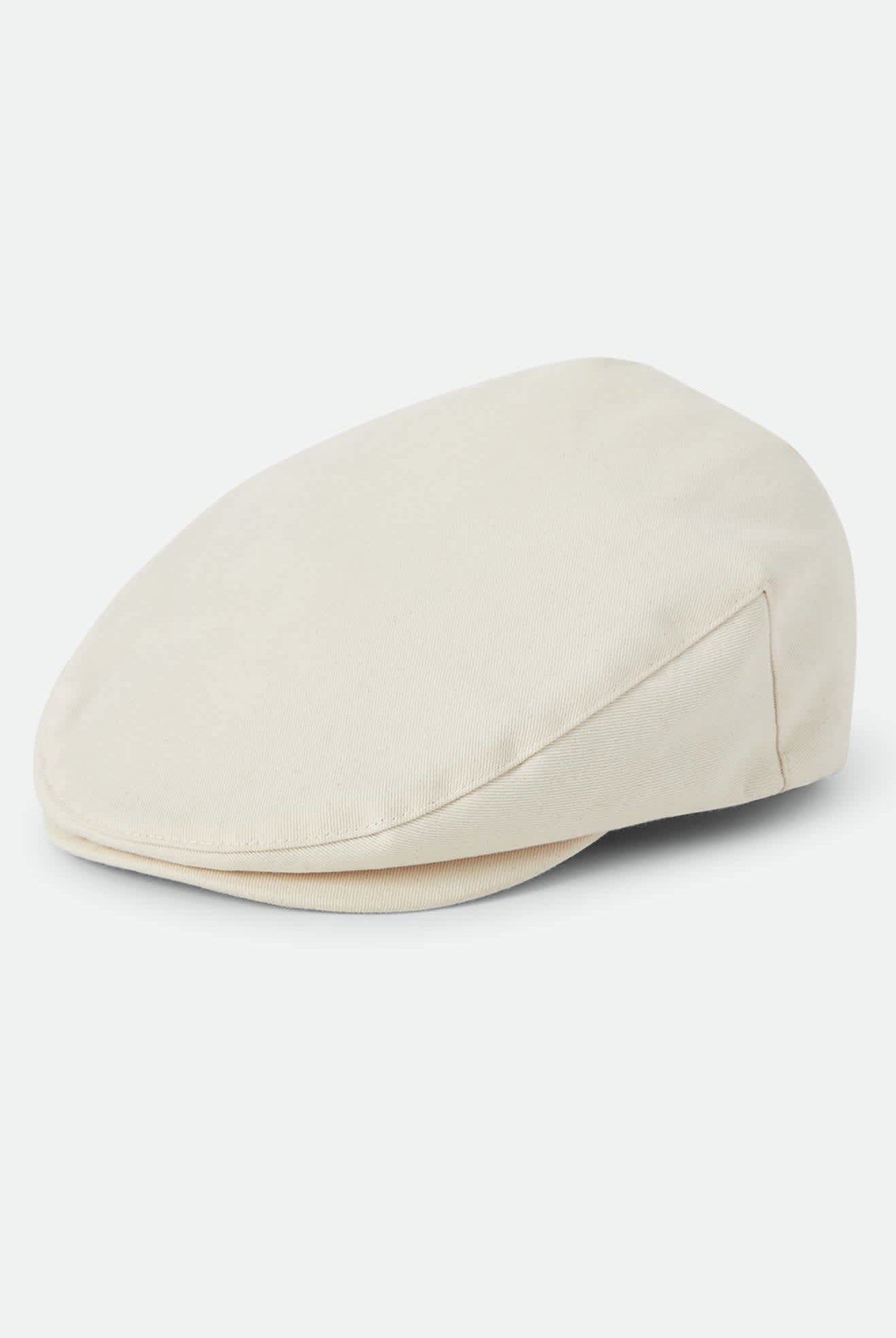 Unisex Hooligan Flat Cap in the color Egret White - Front Product View