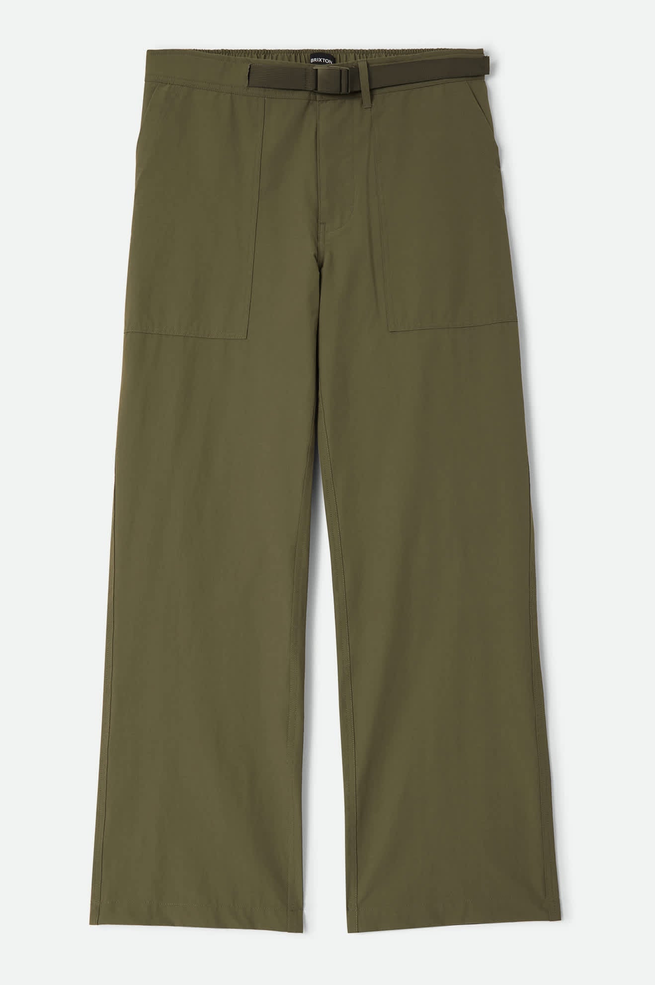 Men's Journey Utility Pant in the color Dark Olive/Olive Surplus - Front Product View