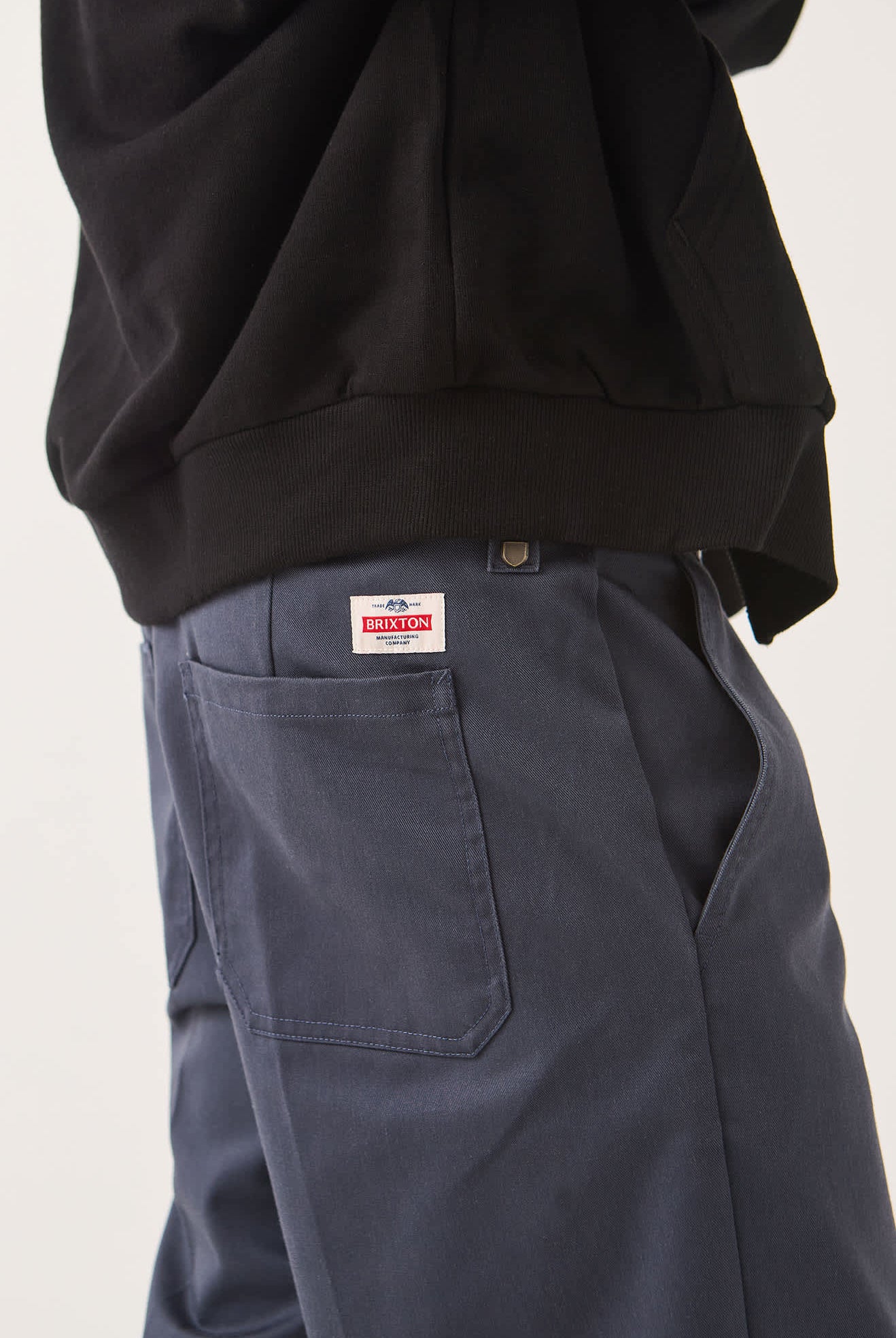 Men's Trademark Chino Pant in the color Washed Navy - Additional Fit image