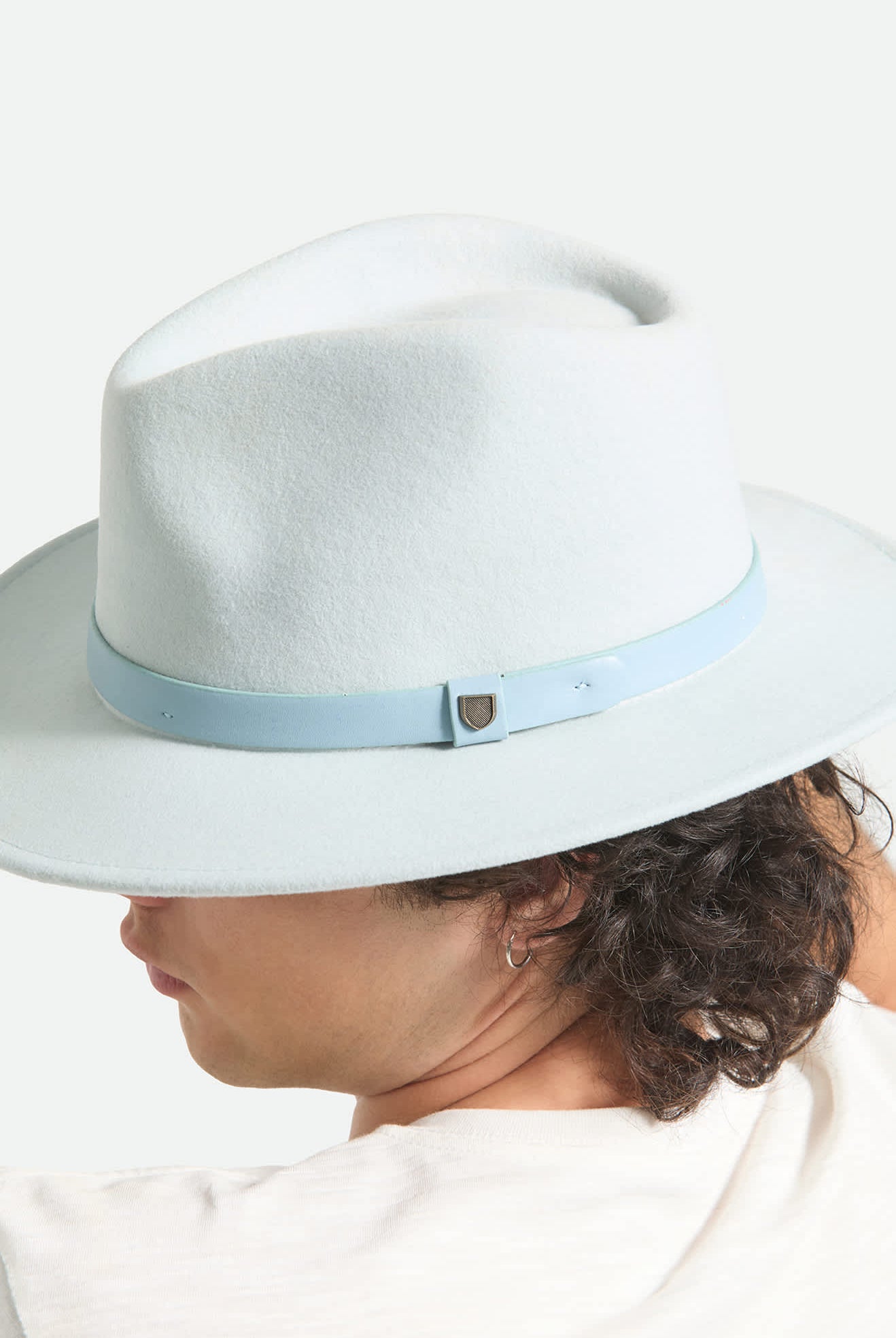 Unisex Messer Fedora in the color Blue Aruba - Additional Fit image
