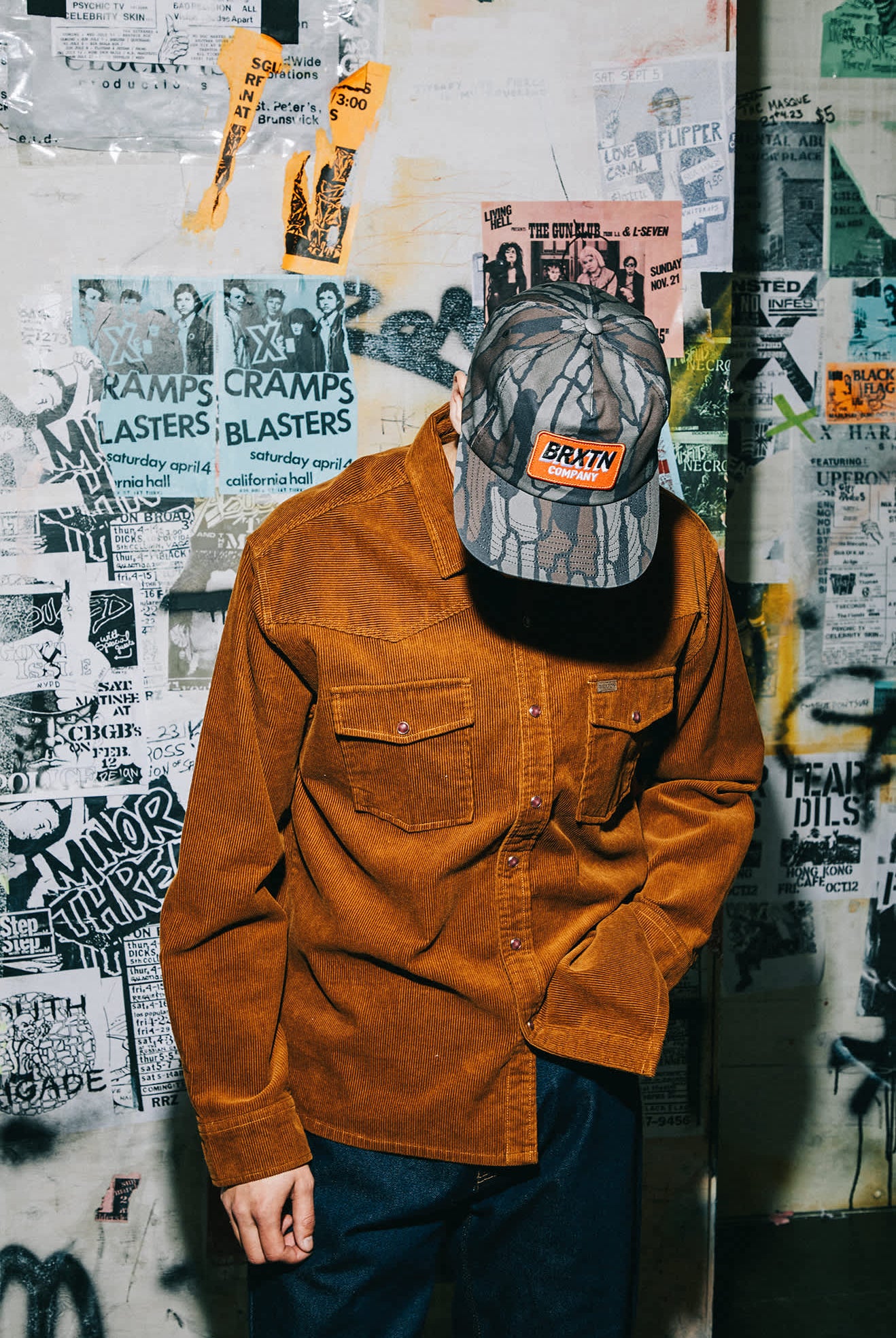 Men's New West Relaxed Overshirt in the color Washed Copper Corduroy - Men's Lifestyle image