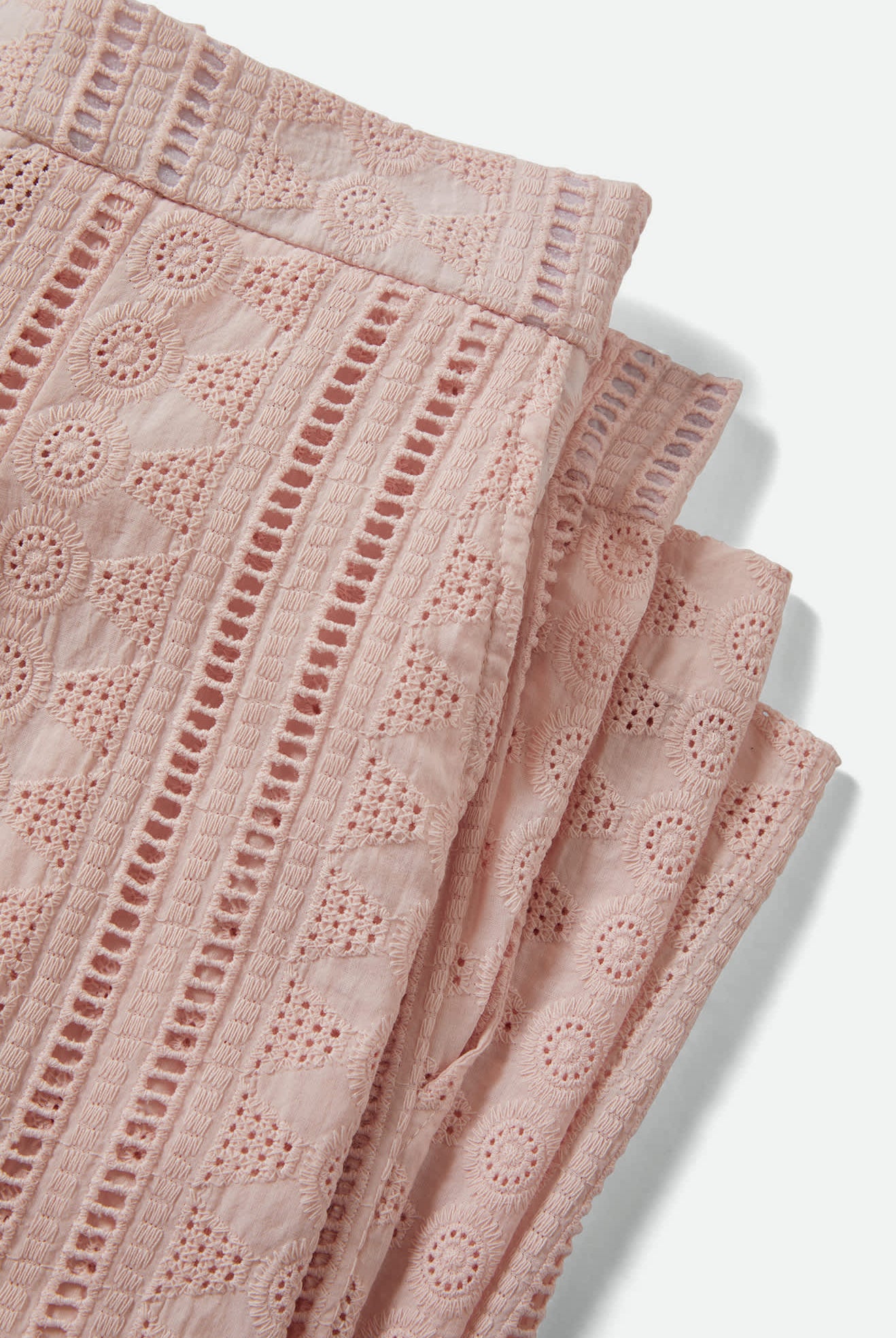 Women's The Mercer Wide Leg Trouser Pant in the color Chalk Pink - Additional Laydown image