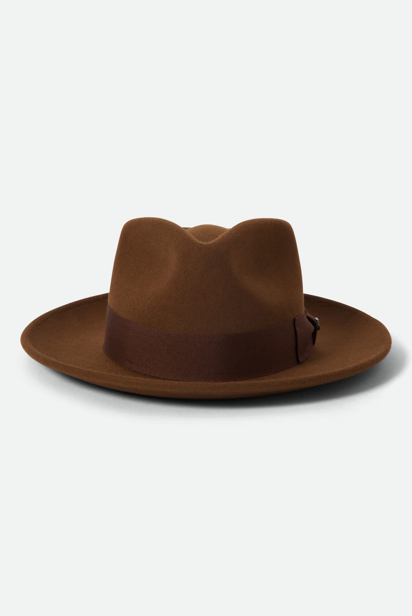 Unisex Swindle Convertabrim Fedora in the color Coffee/Light Brown - Additional Laydown image