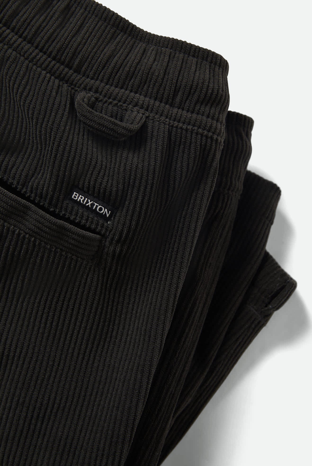 Men's Everyday Corduroy Short in the color Vintage Black - Additional Laydown image