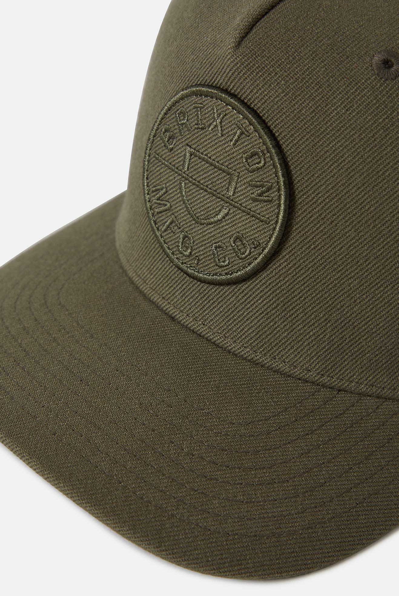 Unisex Crest Netplus Snapback in the color Ivy Green - Additional Style View