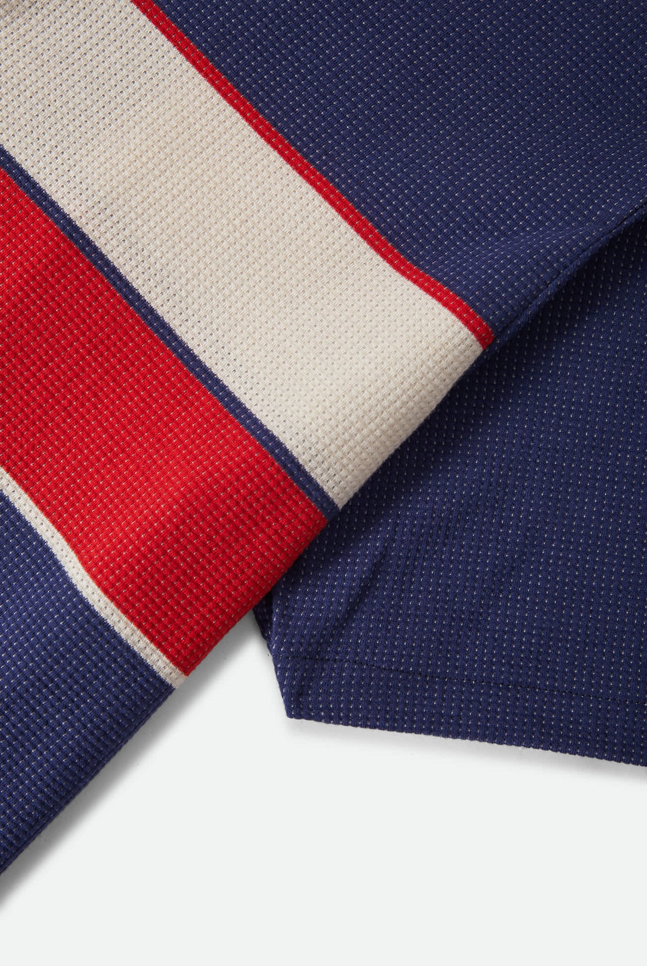 Men's Bunker Mesh Short Sleeve Shirt in the color Washed Navy - Additional Laydown image