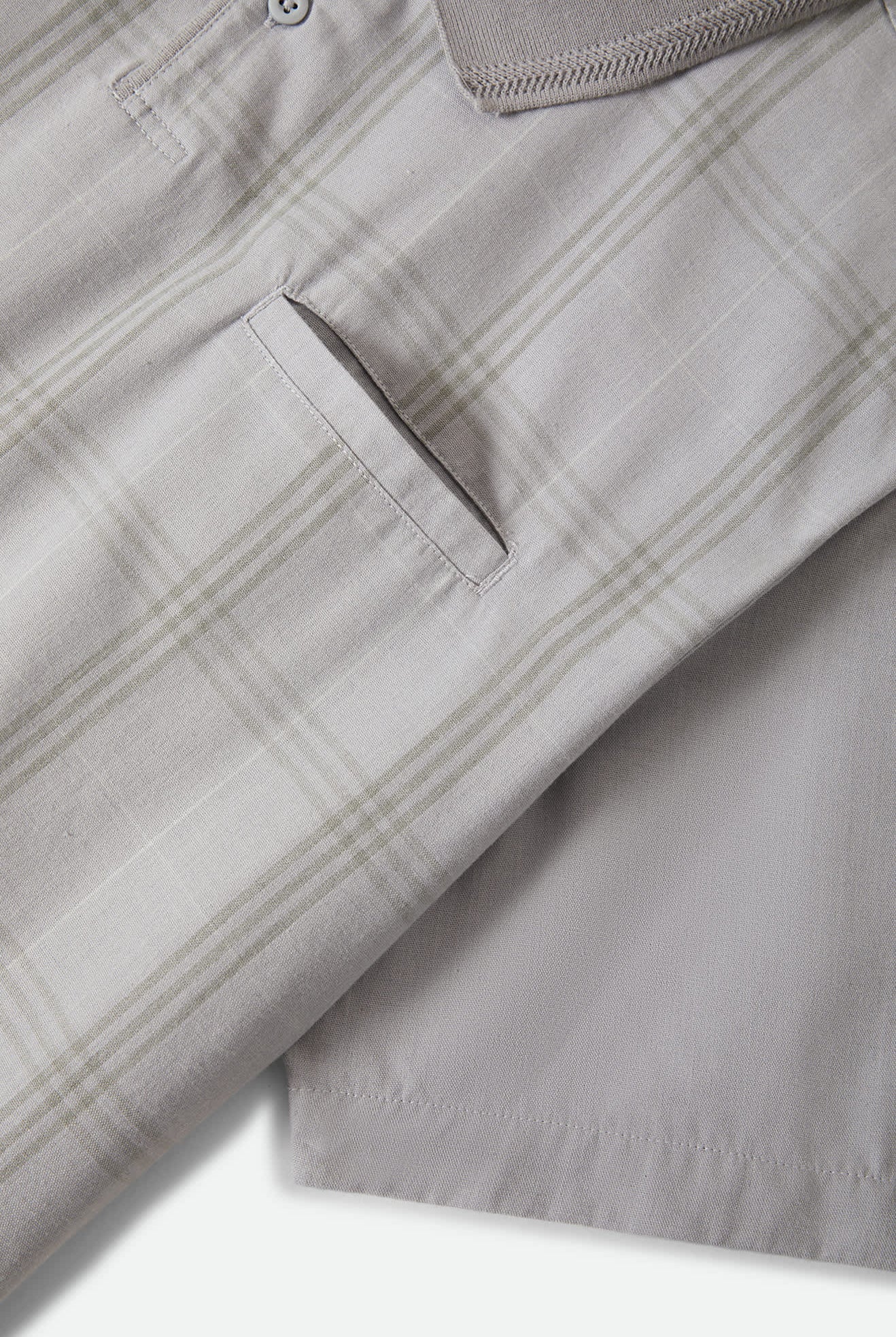 Men's Trolly Jacquard Weekend Short Sleeve Polo in the color Blue Aura - Additional Laydown image