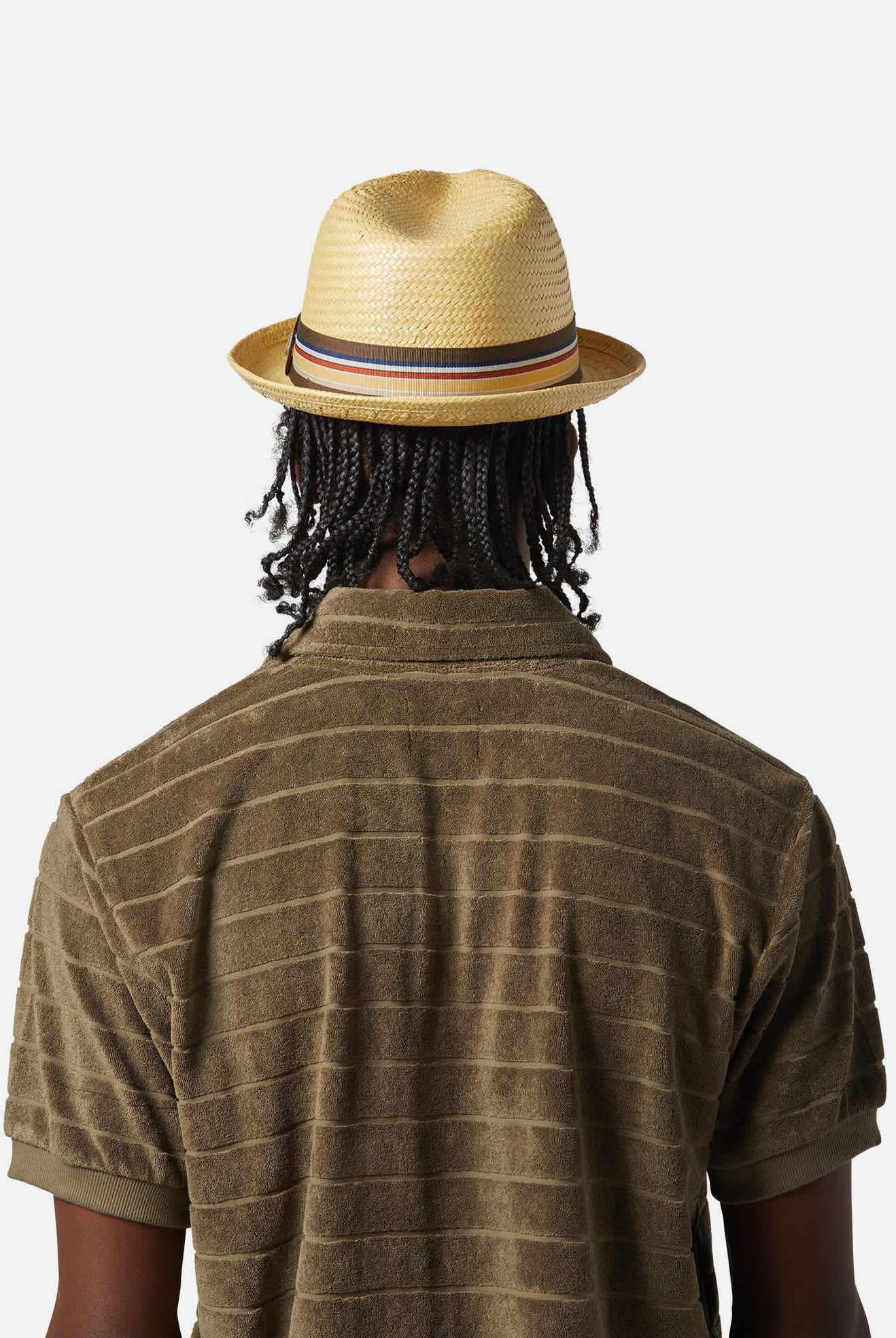 Unisex Castor Fedora in the color Tan - Additional Fit image