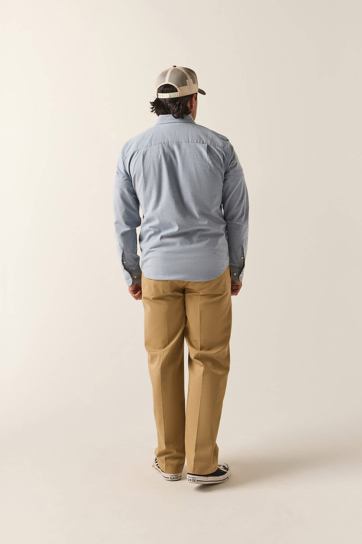 Men's Sanford Shirt in the color Dusty Blue - Additional Fit image