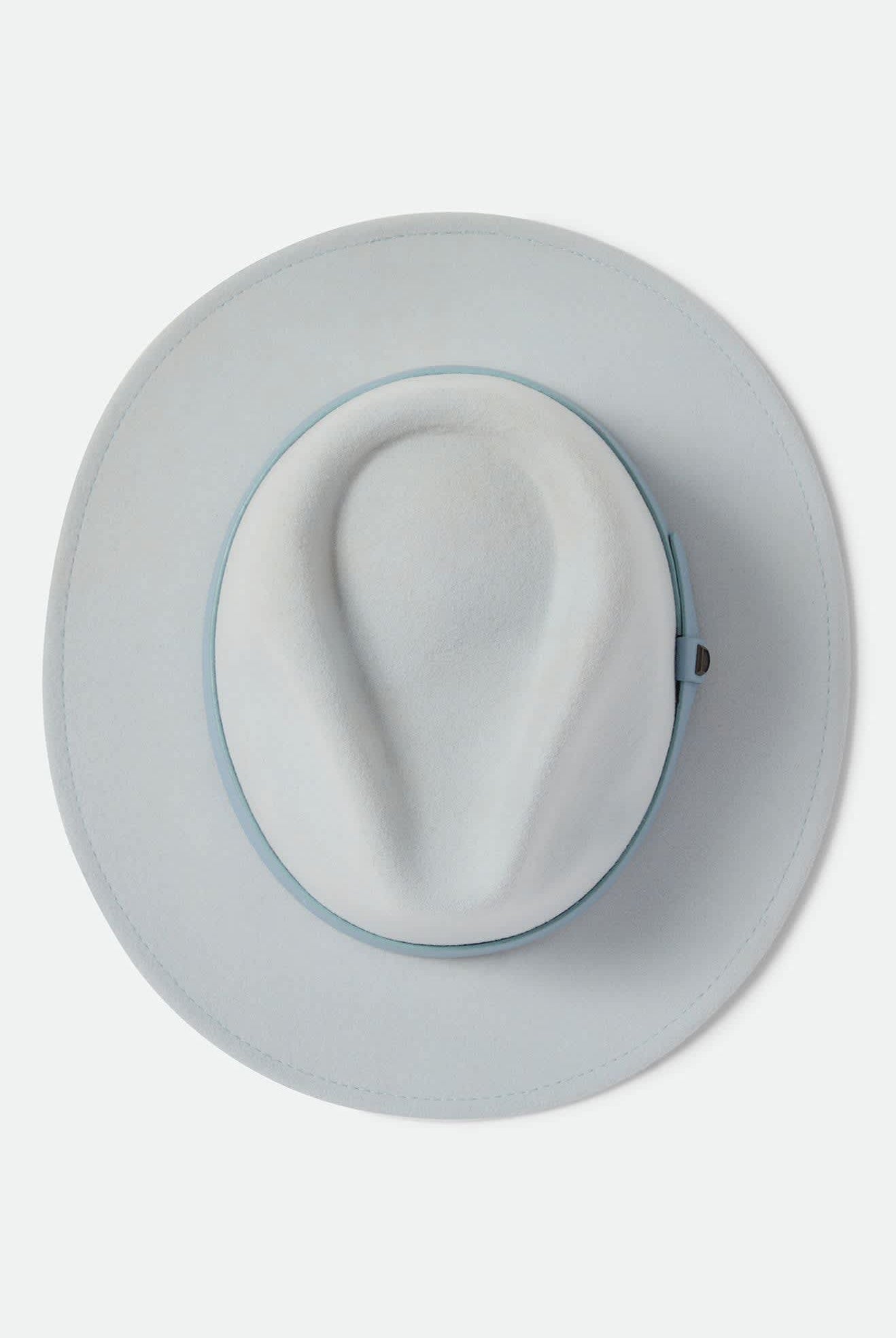Unisex Messer Fedora in the color Blue Aruba - Additional Laydown image