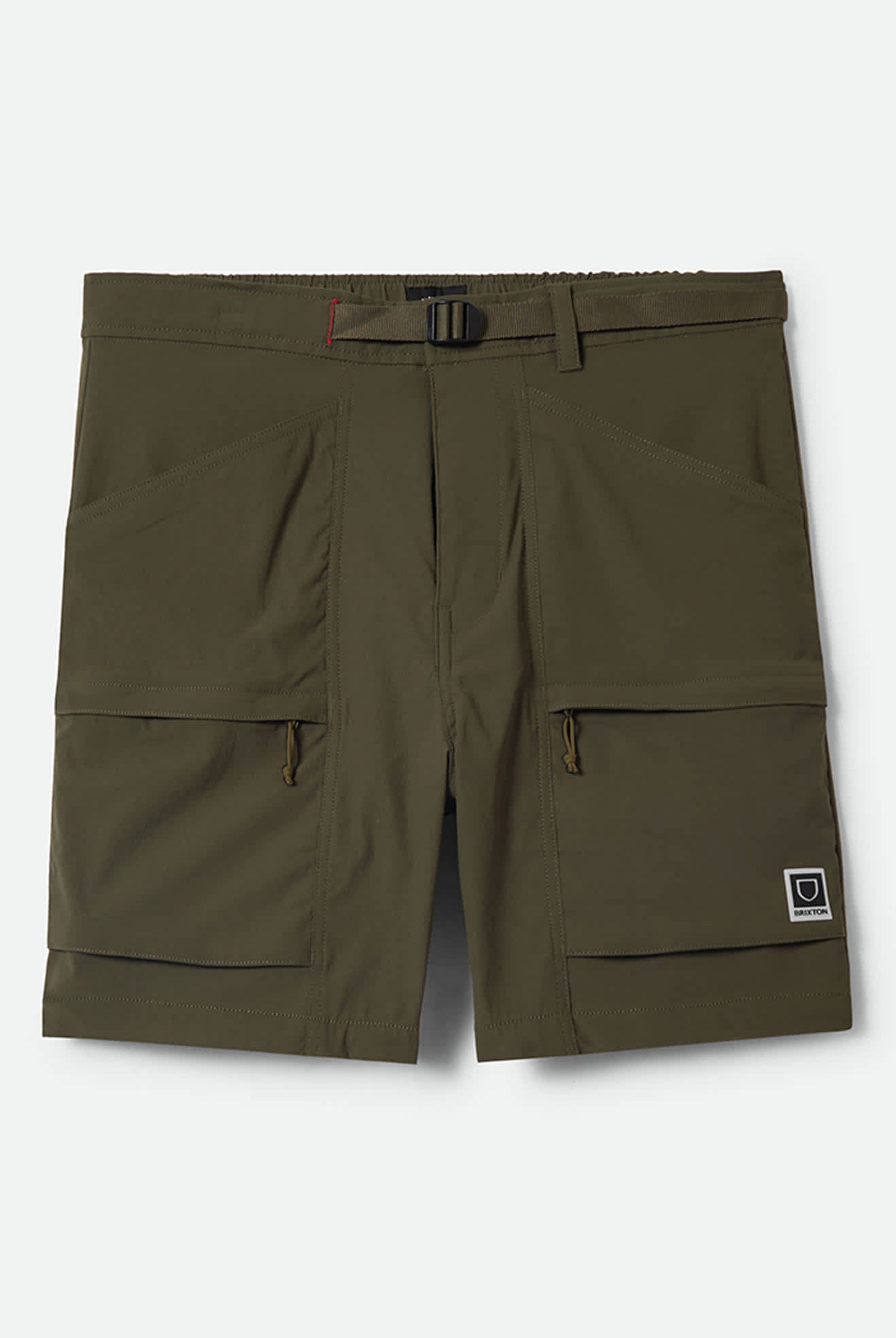 Men's Journey Utility Short in the color Dark Olive - Front Product View