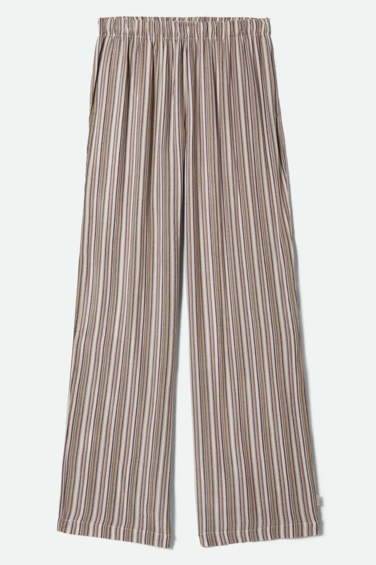 Women's The Alley Lounge Pant in the color Worn In Robust Red Stripe - Front Product View