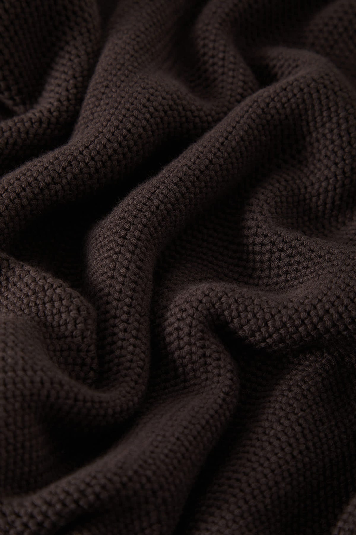 Men's Belgrade Sweater in the color Walnut Brown - Additional Laydown image