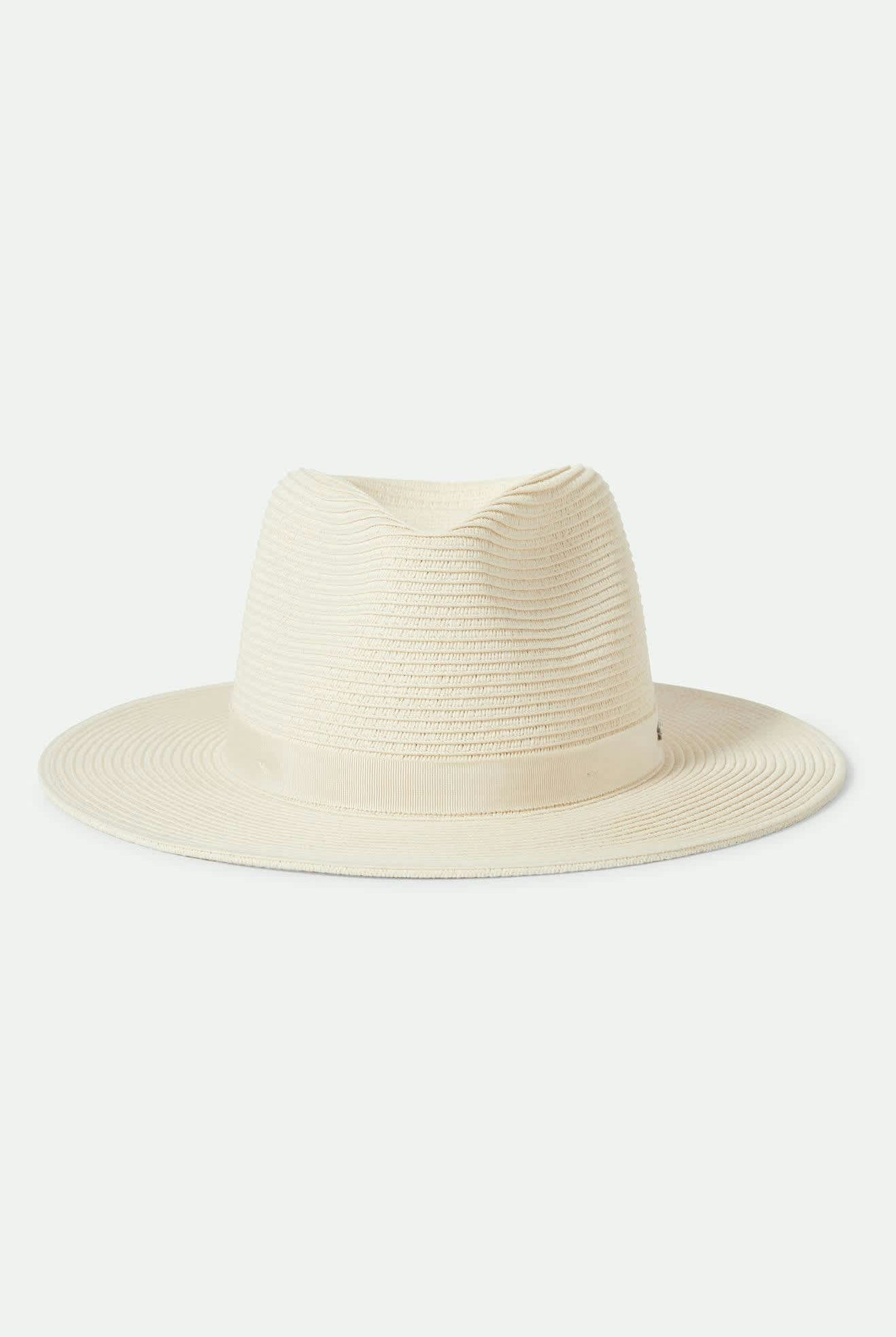 Women's Carolina Straw Packable Travel Hat in the color Bone/Bone - Additional Laydown image