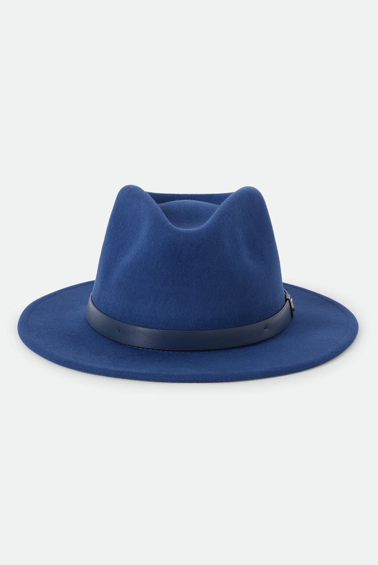 Unisex Messer Fedora in the color Classic Navy - Additional Laydown image